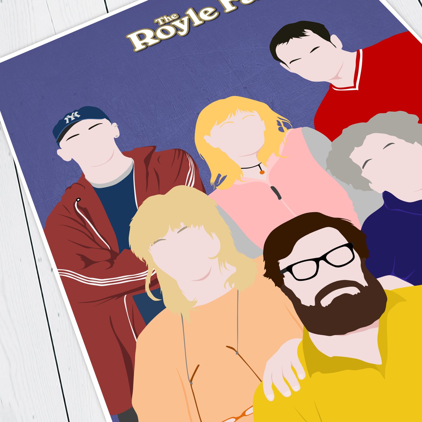 THE ROYLE FAMILY Comedy Characters Minimalist Print
