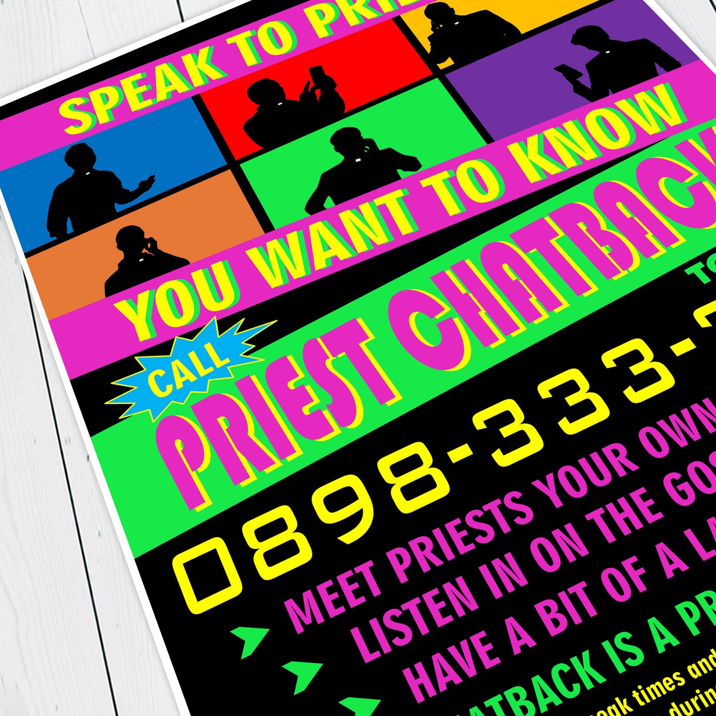 Priest Chatback / Father Ted Poster, Father Ted Print