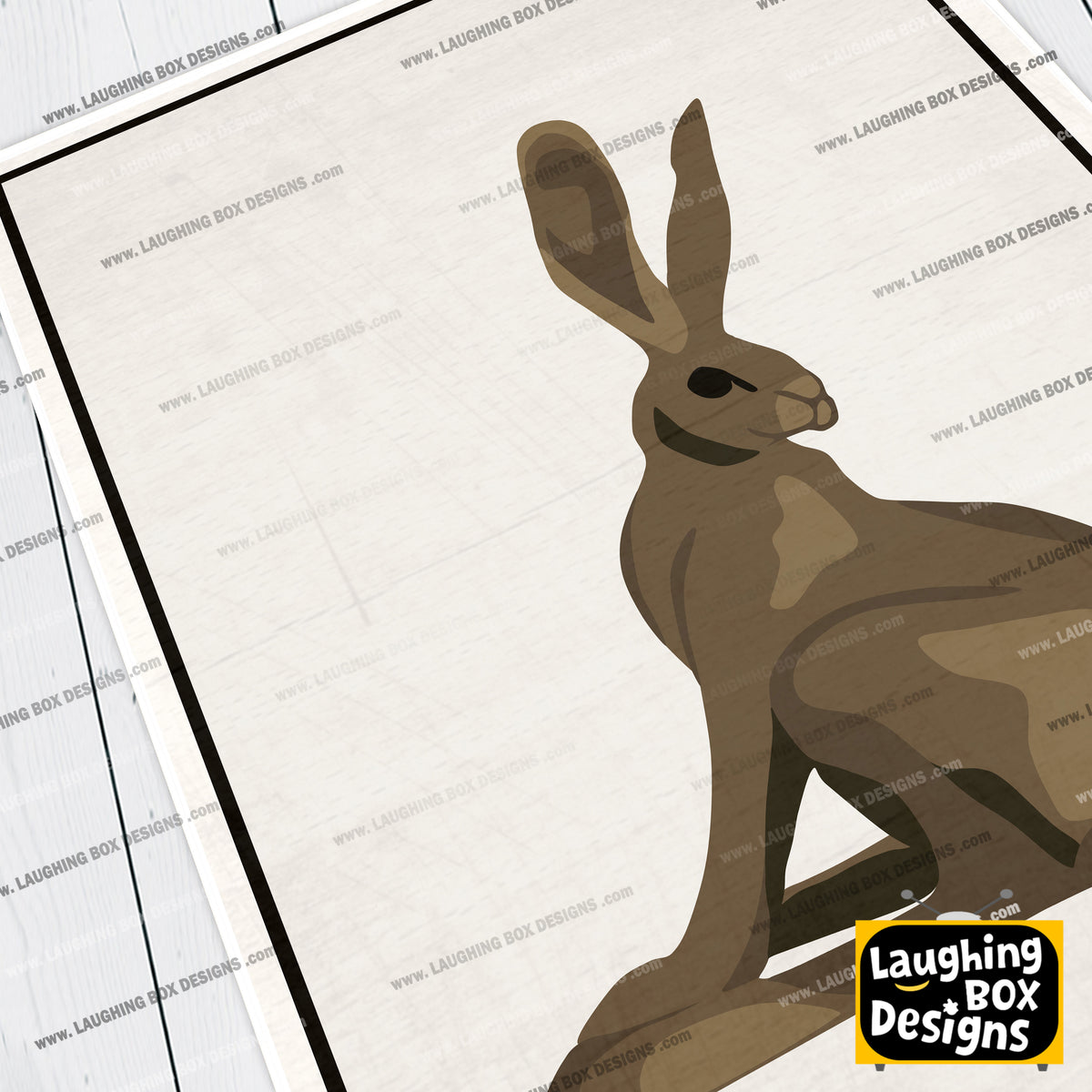 HARE STATUE, Inside Number Nine Print