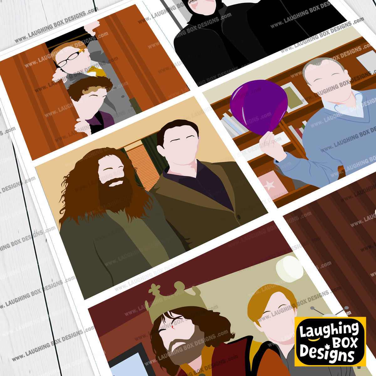 SERIES ONE CHARACTERS, Inside Number Nine Print