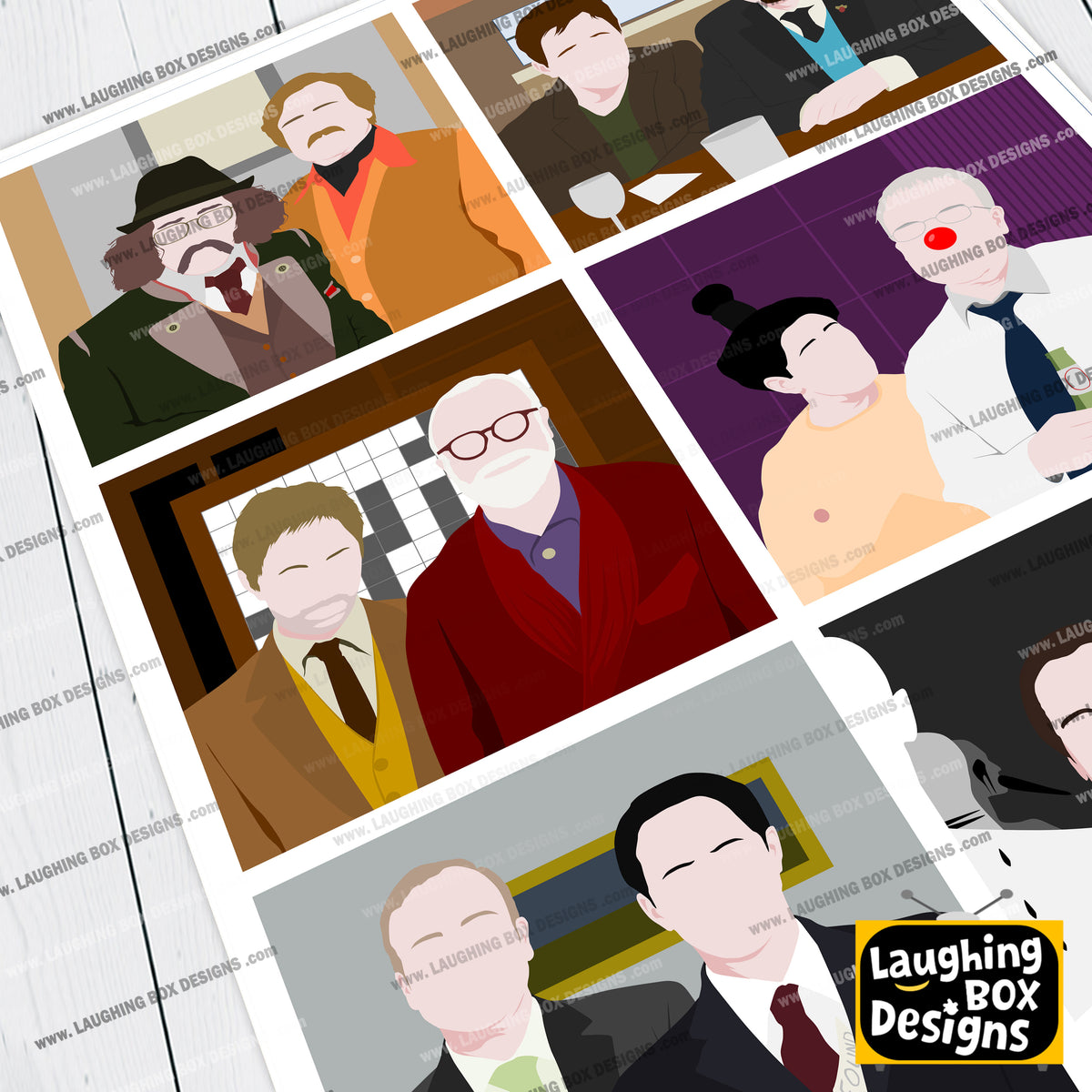 SERIES THREE CHARACTERS, Inside Number Nine Print