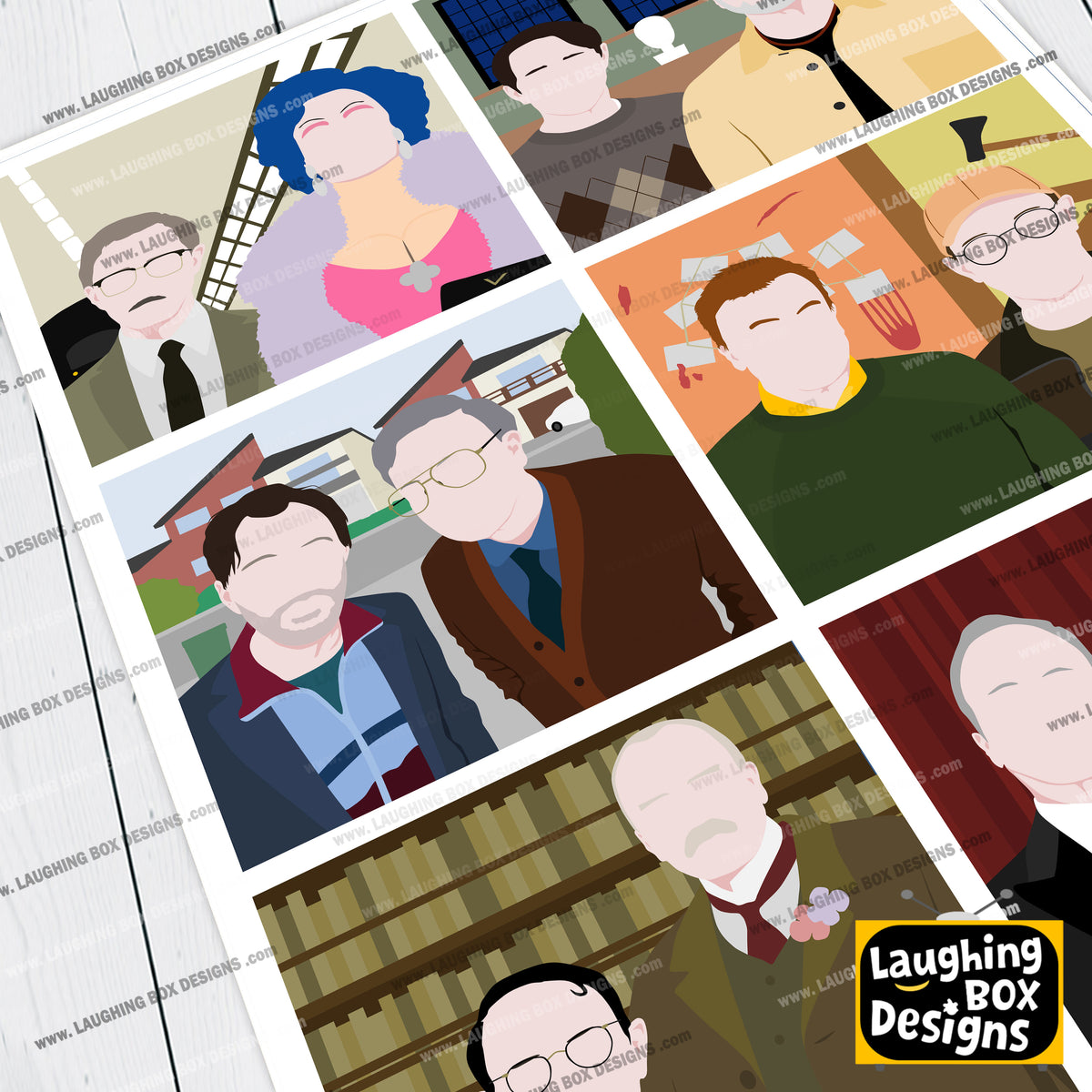 SERIES NINE CHARACTERS, Inside Number Nine Print