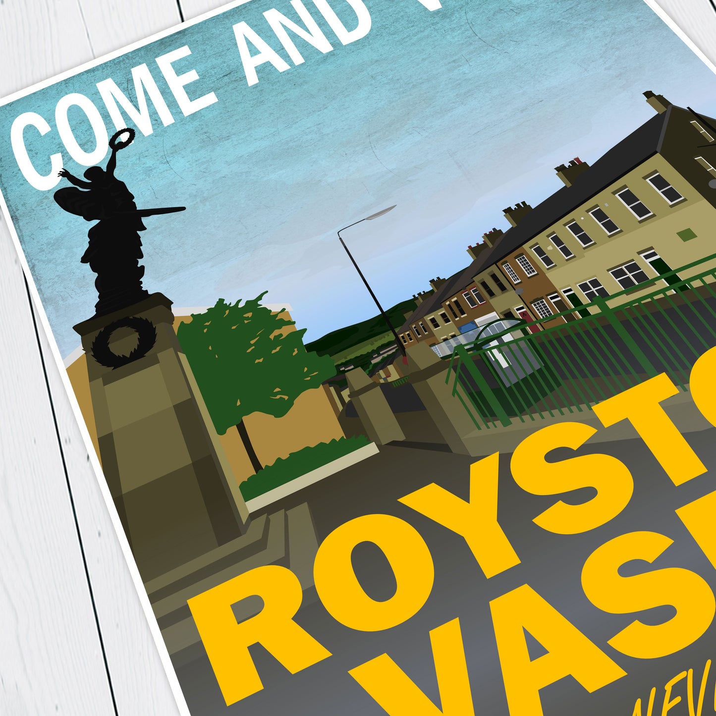COME AND VISIT ROYSTON VASEY, Town Centre, The League of Gentlemen Print