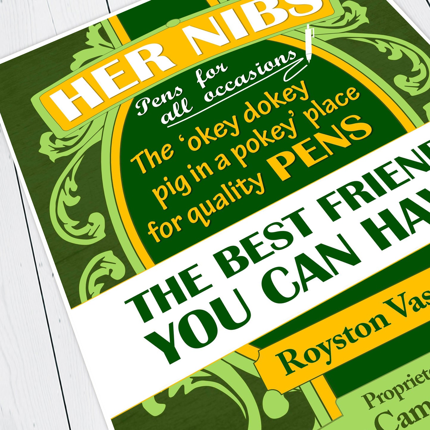 HER NIB'S Pauline's Pens Shop, The League of Gentlemen Print