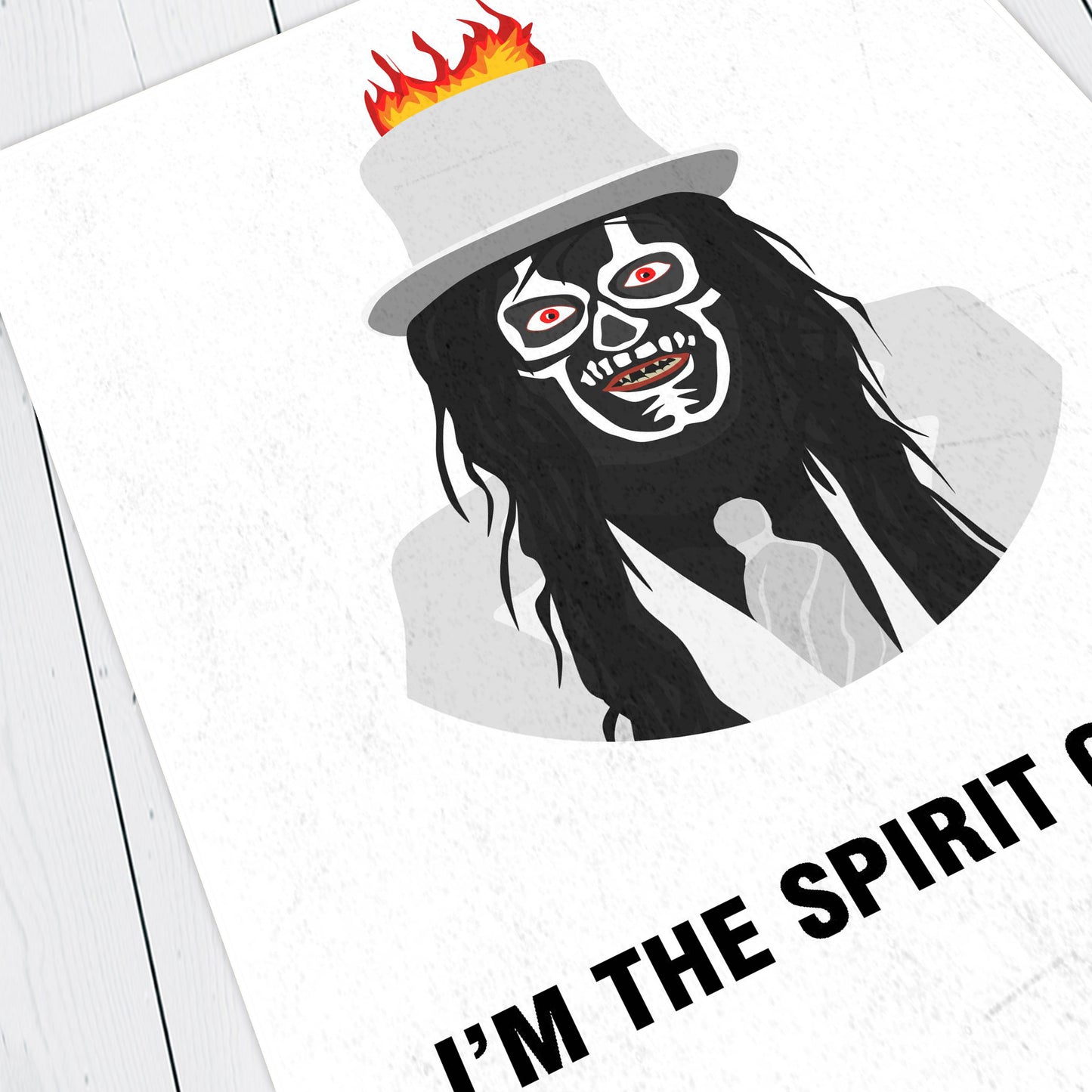 THE SPIRIT OF JAZZ , I'm The Spirit Of Jazz, Character Quotes, The Mighty Boosh Print (Copy)