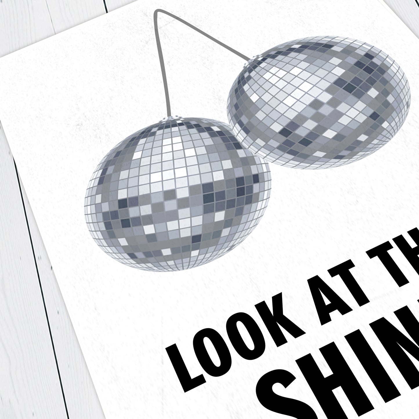 LOOK AT THEM SHINE!, Mr Susan Character Quotes, The Mighty Boosh Print