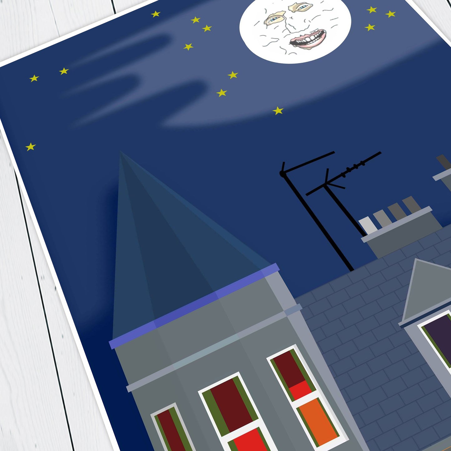 THE FLAT, Series 2 Setting, The Mighty Boosh Print