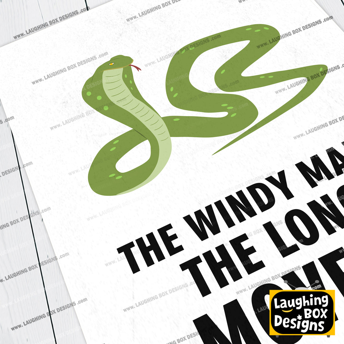 THE WINDY MAN! THE LONG LOVER!, Dixon Bainbridge Character Quotes, The Mighty Boosh Print