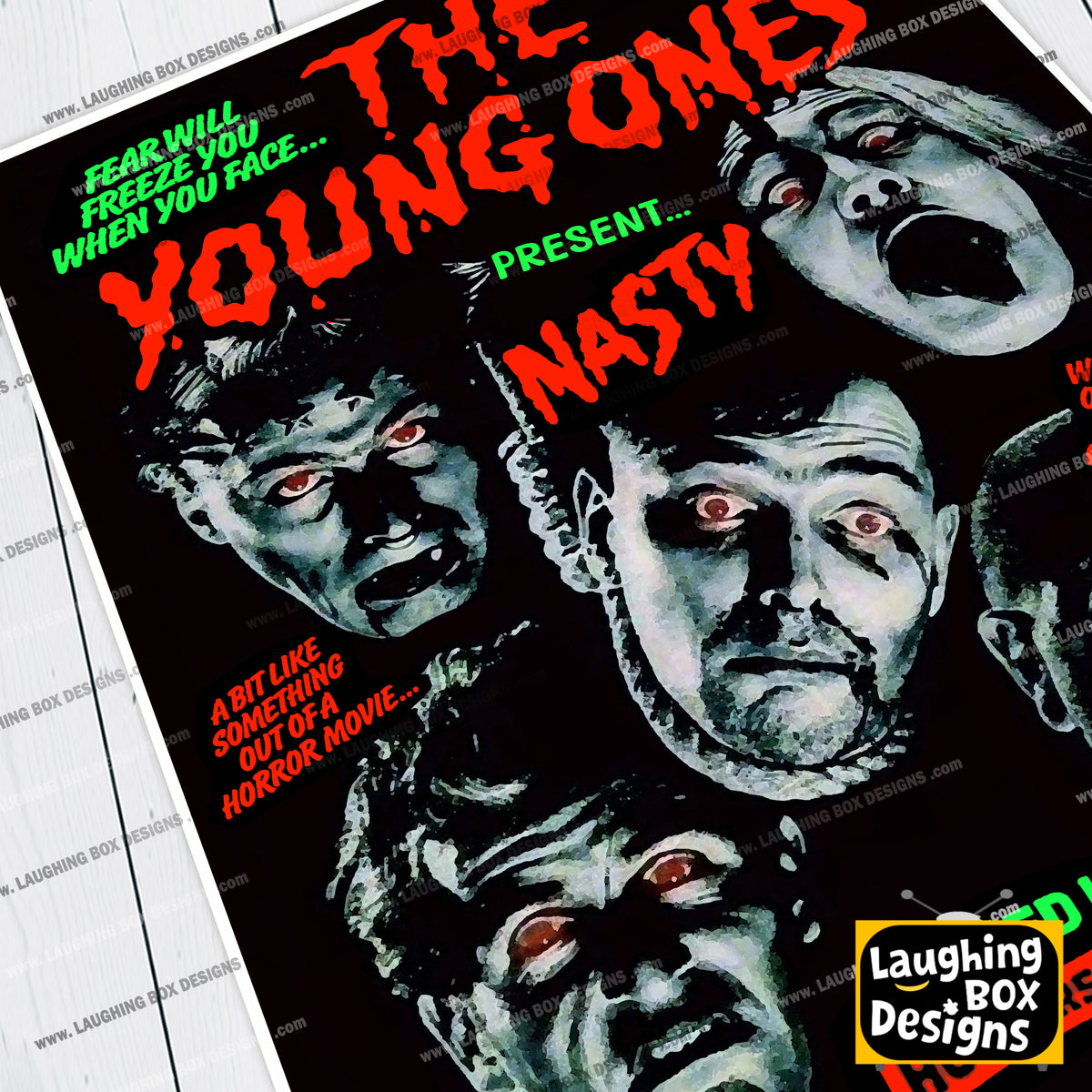 THE YOUNG ONES Presents NASTY, Horror Episode Poster, The Young Ones Print