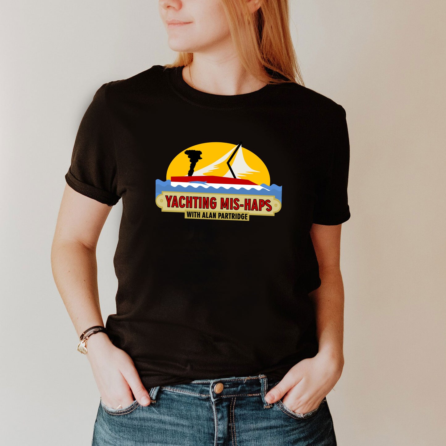 Yaughting Mis-Haps with Alan Partridge - Alan Partridge T-Shirt