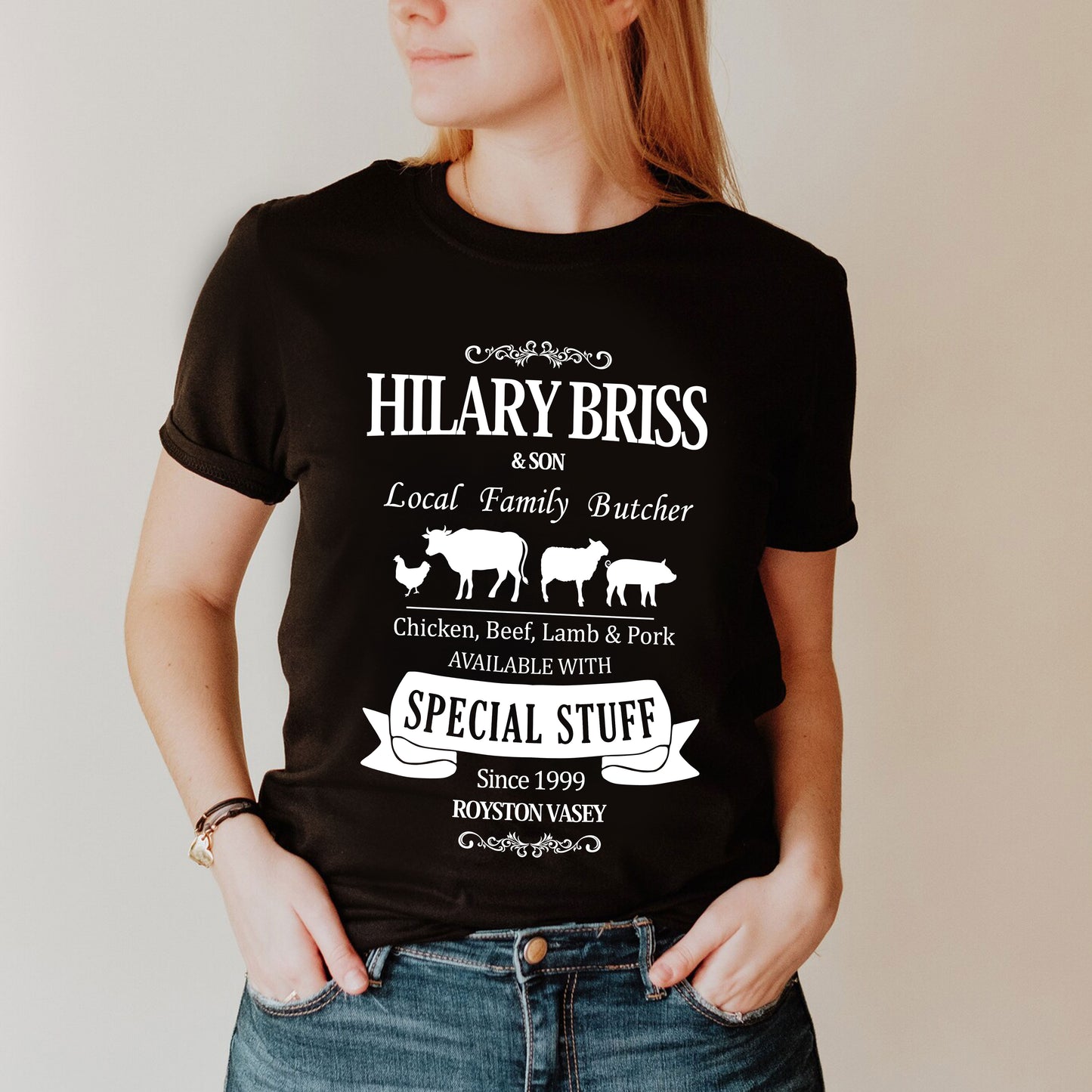 HILARY BRISS BUTCHER'S SHOP / Special Stuff - League Of Gentlemen T-Shirt