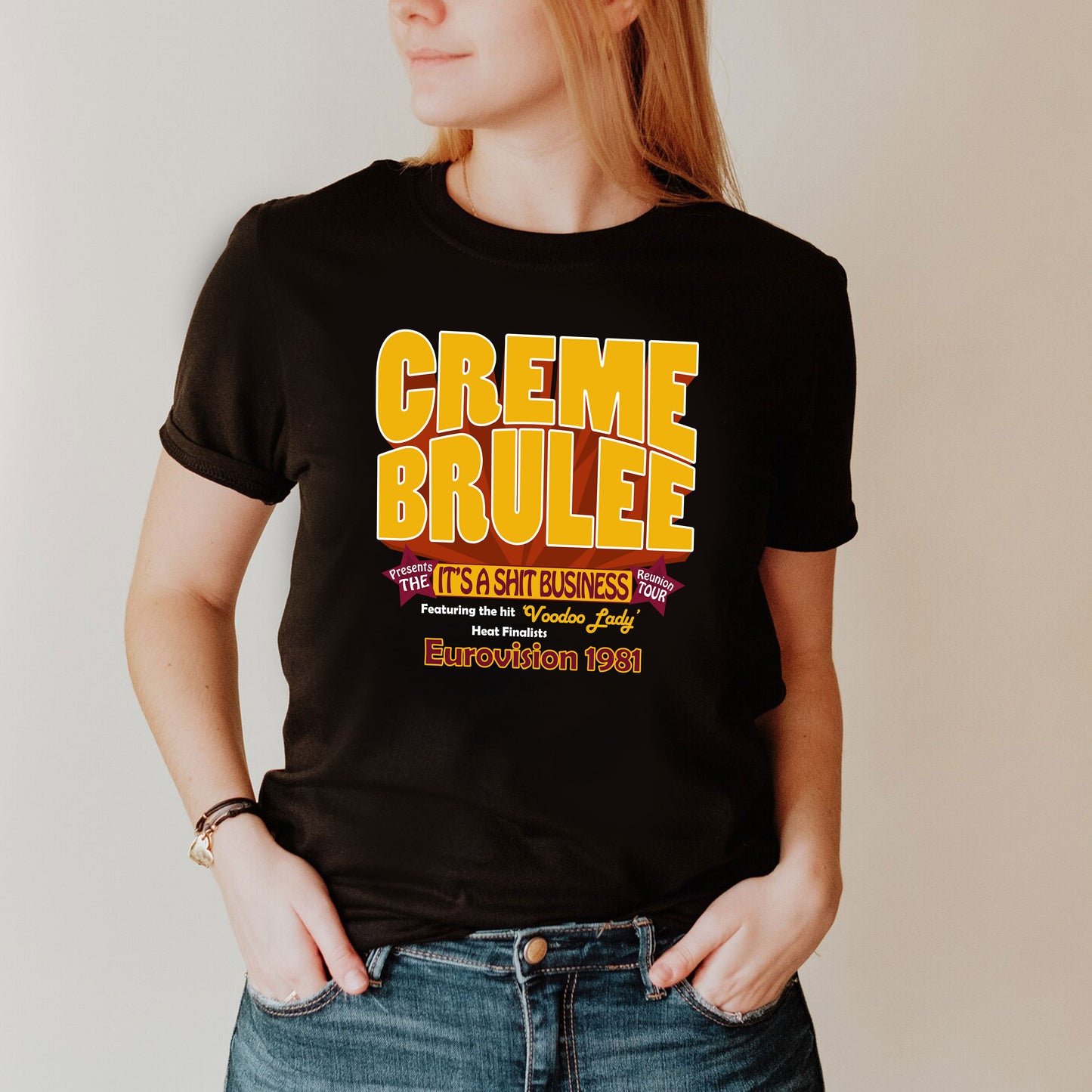 CREME BRULEE / SHIT BUSINESS TOUR / EUROVISION - League Of Gentlemen T-Shirt