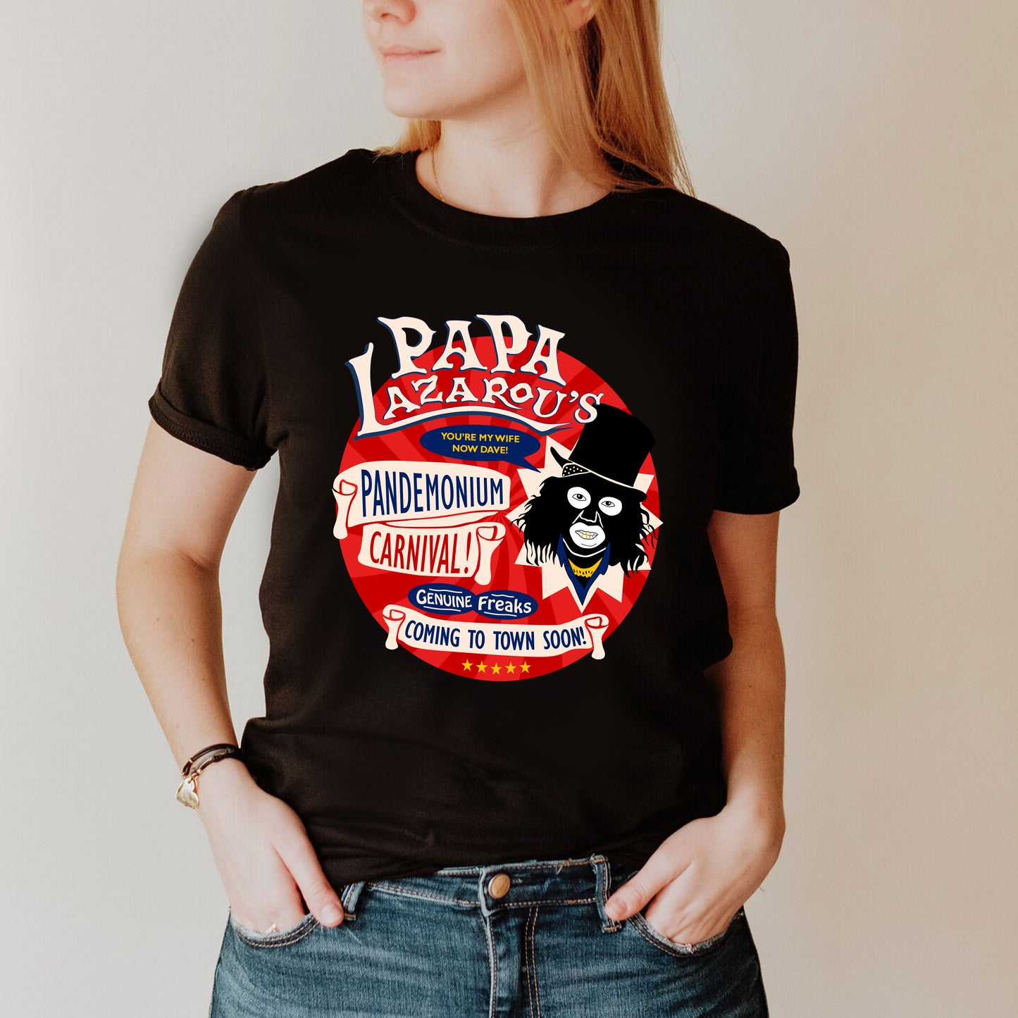 PAPA LAZAROU'S PANDEMONIUM CARNIVAL - League Of Gentlemen T-Shirt