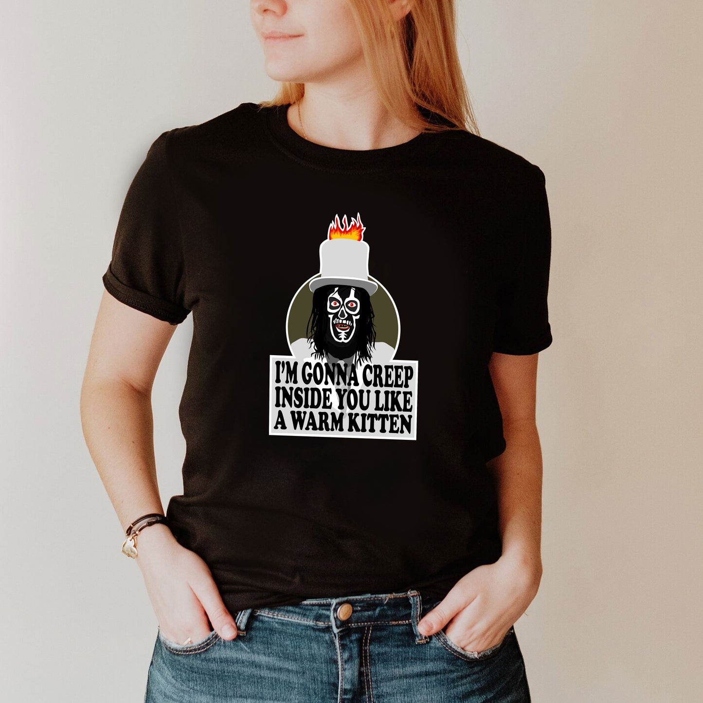 THE SPIRIT OF JAZZ , Gonna Creep Inside You Like a Warn Kitten, The Mighty Boosh T-Shirt