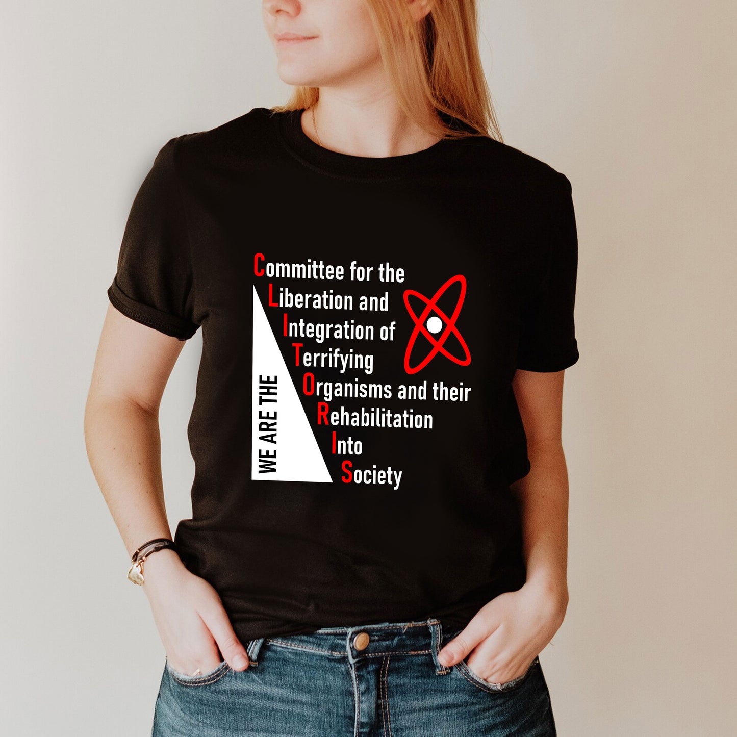 WE ARE C.L.I.T.O.R.I.S RIMMER PEACE GROUP - Red Dwarf T-Shirt