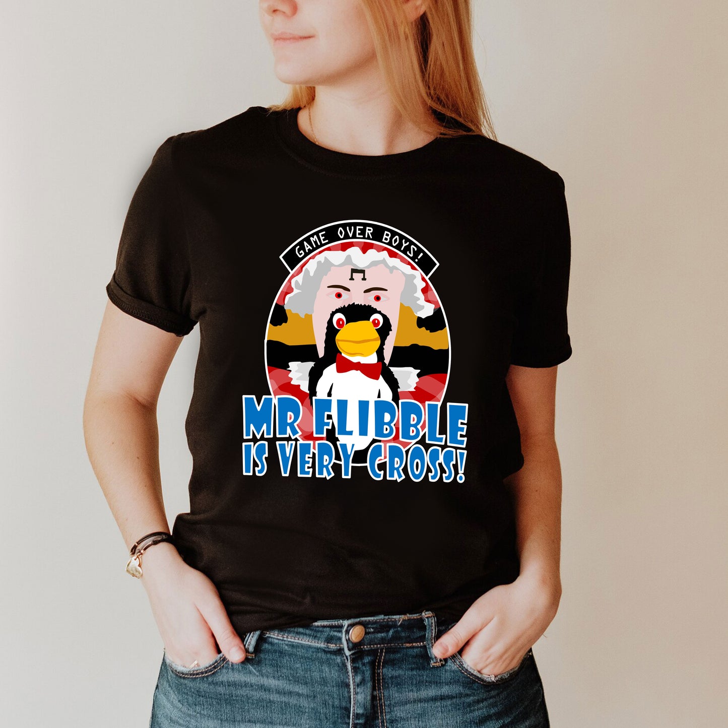 MR FLIBBLE IS VERY CROSS / Quarantined Rimmer - Red Dwarf T-Shirt