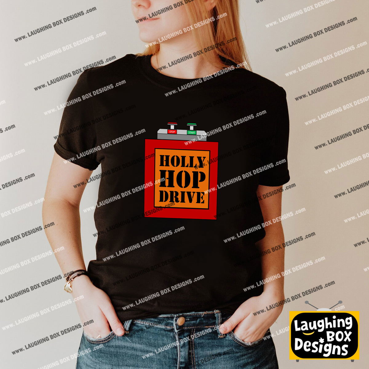 HOLLY HOP DRIVE - Red Dwarf T-Shirt