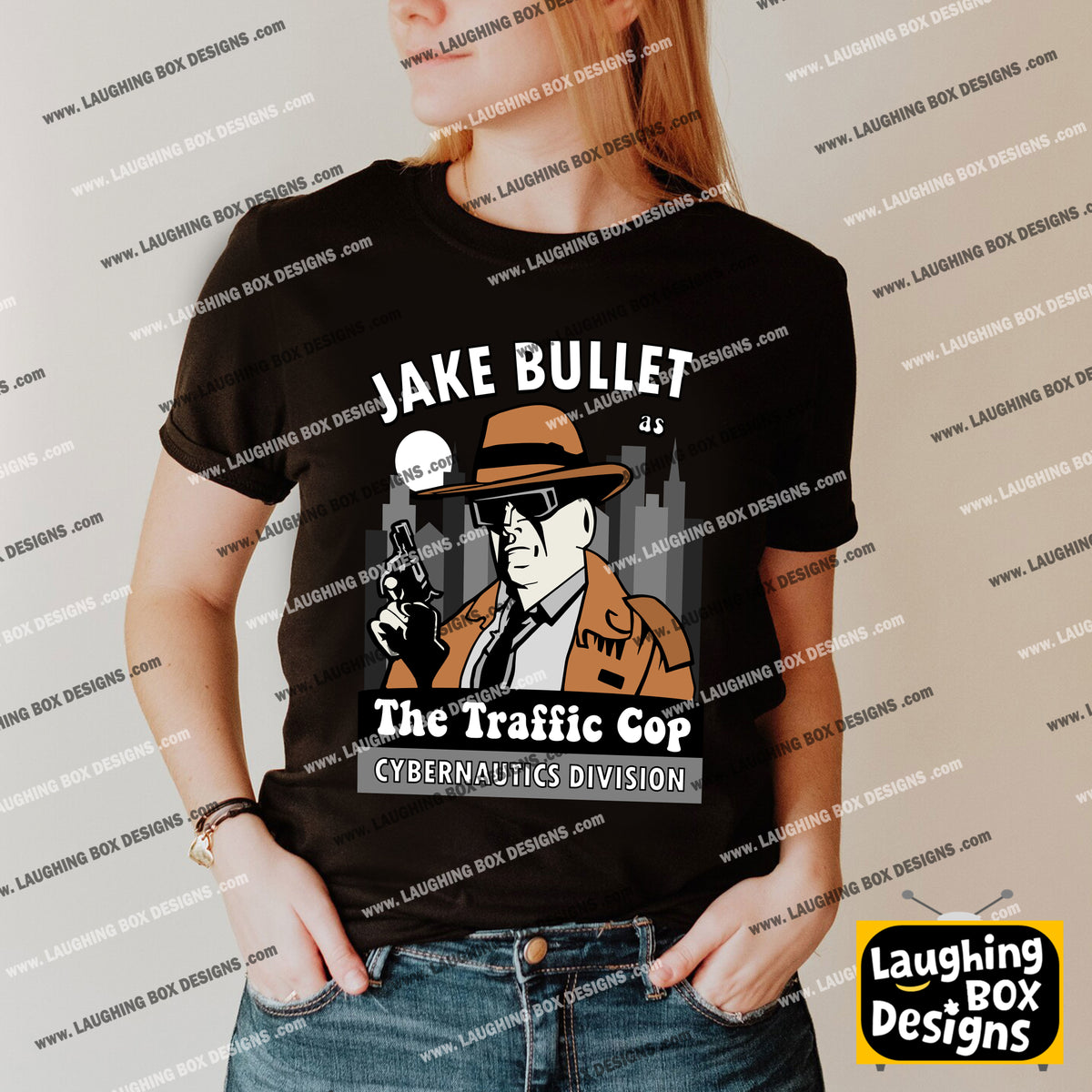 JAKE BULLET 'THE TRAFFIC COP' Cybernautics Division, Red Dwarf T-shirt