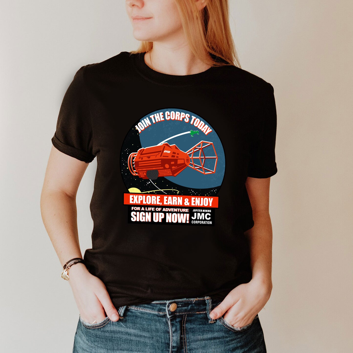 JOIN THE CORPS, JMC RECRUITMENT - Red Dwarf T-Shirt