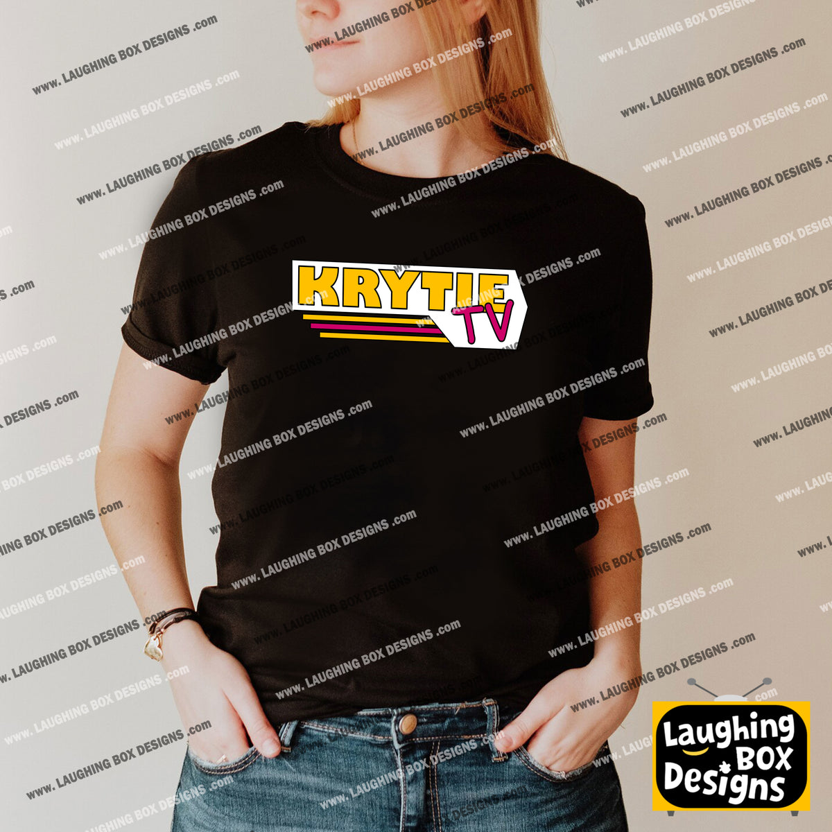 KRYTIE TV - Kryten Prison Televison - Red Dwarf T-Shirt