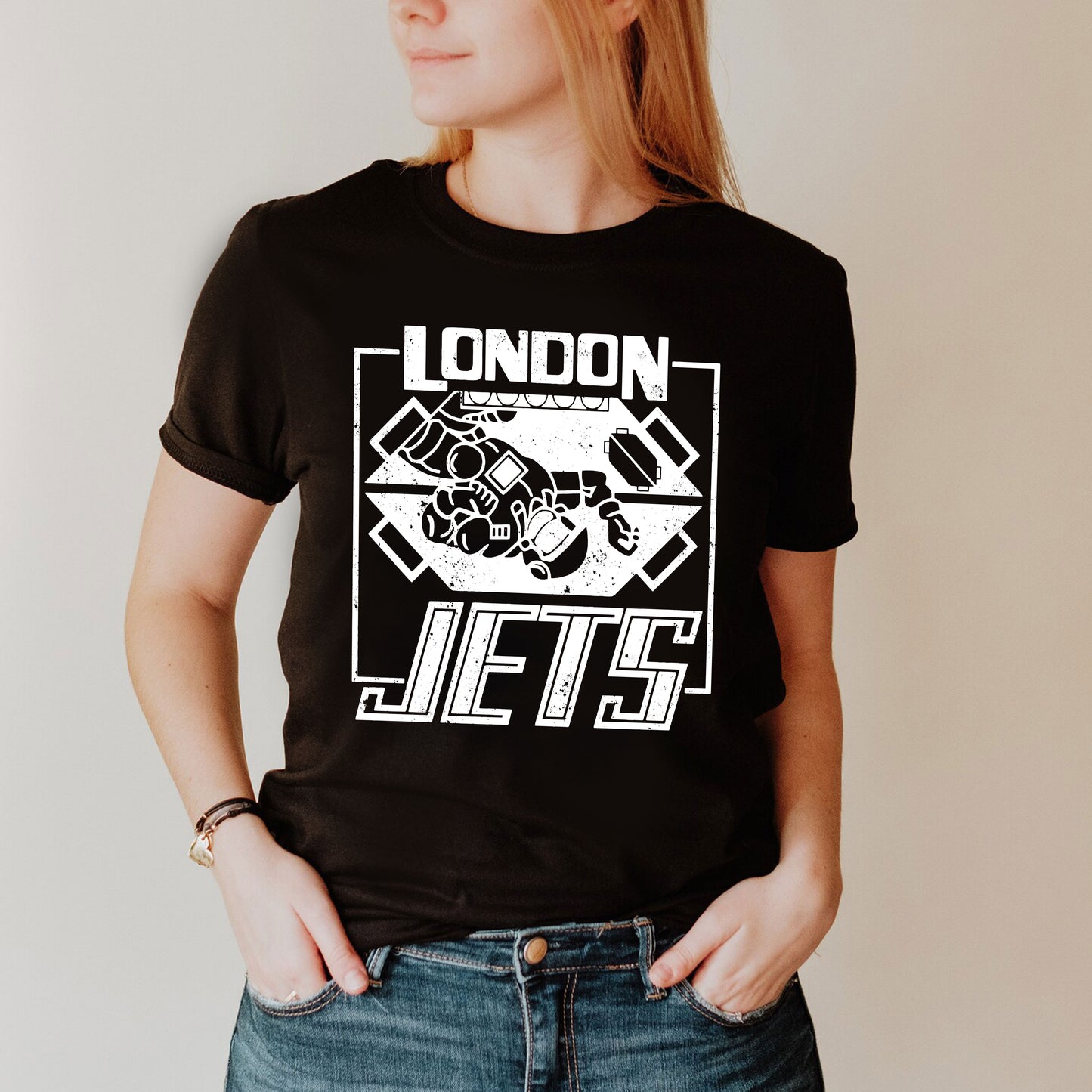 LONDON JETS / Zero Gravity Football - Red Dwarf T-Shirt