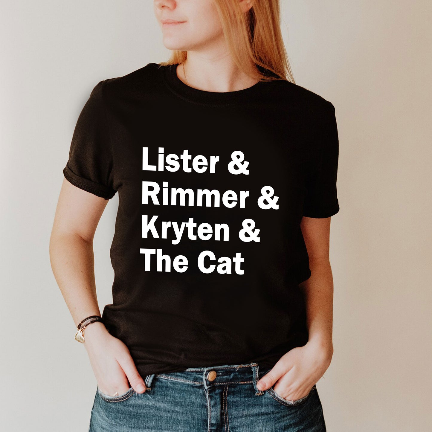 LISTER, RIMMER, KRYTEN & THE CAT - Red Dwarf T-Shirt