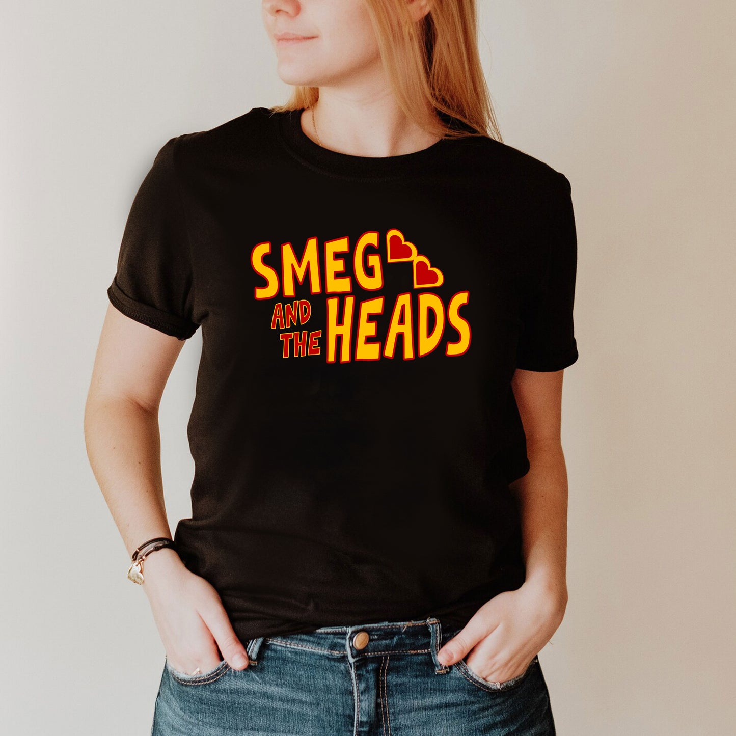 SMEG AND THE HEADS Listers Band Shirt - Red Dwarf T-Shirt
