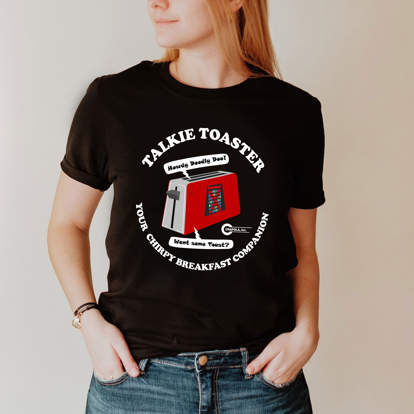 TALKIE TOASTER / Your Chirpy Breakfast Companion - Red Dwarf T-Shirt
