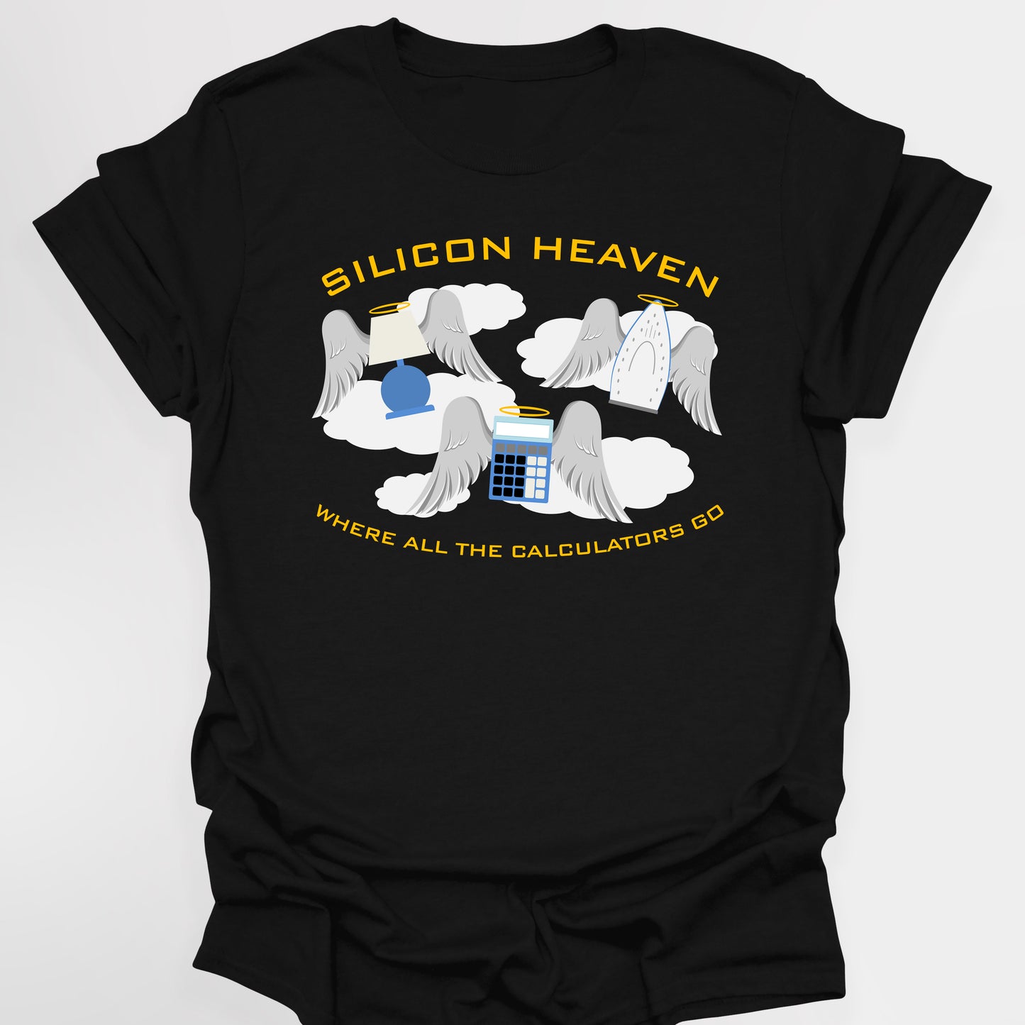 SILICON HEAVEN - WHERE ALL THE CALCULATORS GO - Red Dwarf T-Shirt