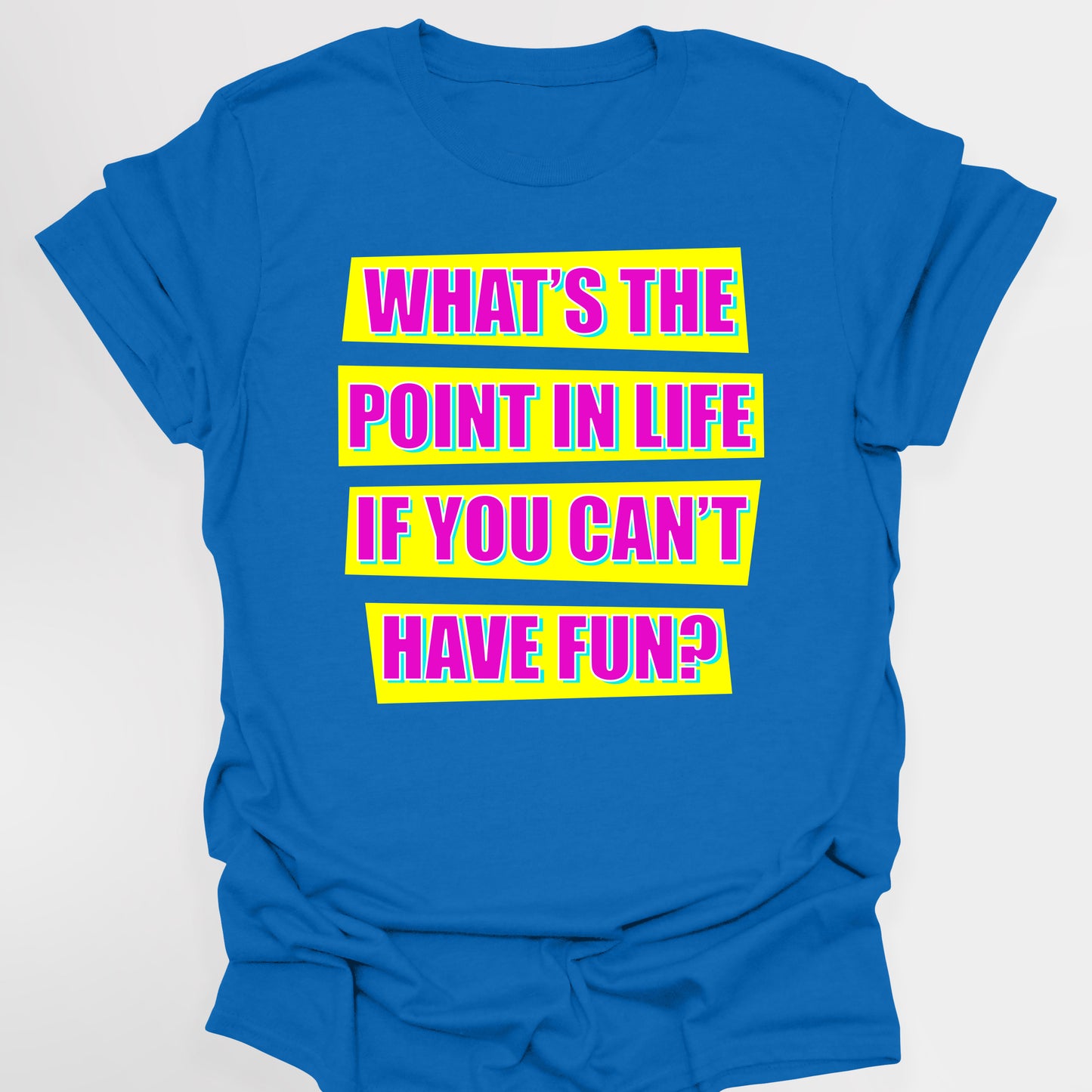 WHAT'S THE POINT IN LIFE IF YOU CAN'T HAVE FUN? - Absolutely Fabulous T-Shirt