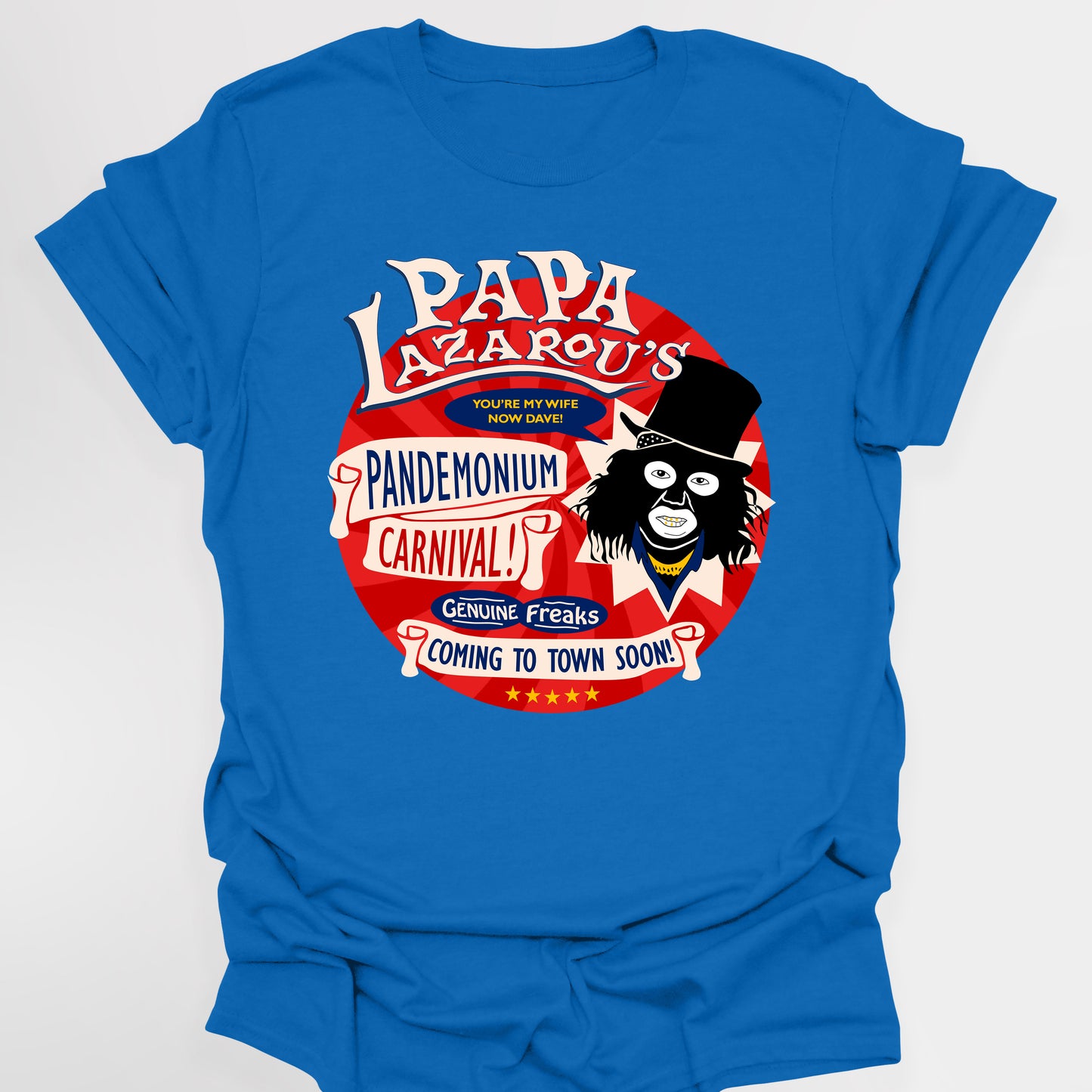 PAPA LAZAROU'S PANDEMONIUM CARNIVAL - League Of Gentlemen T-Shirt
