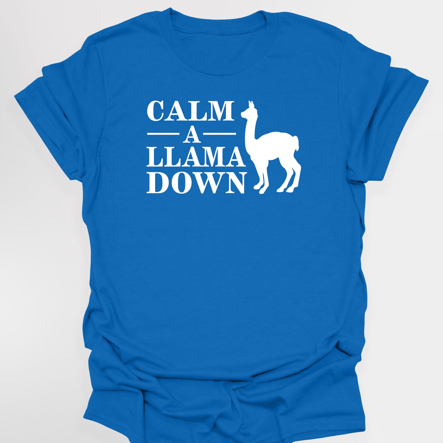 CALM A LLAMA DOWN Crimp - The Mighty Boosh T-Shirt