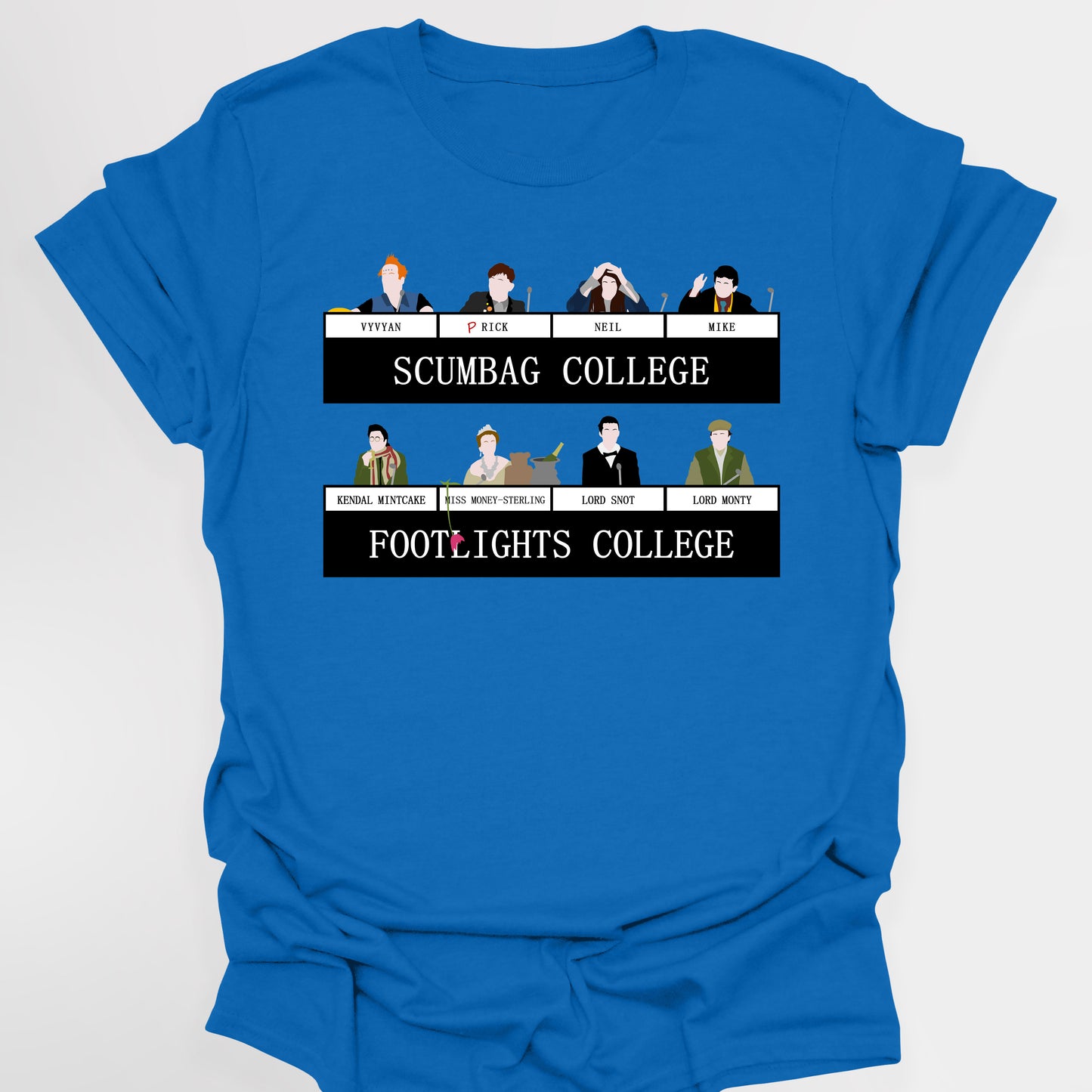 SCUMBAG COLLEGE / FOOTLIGHTS COLLEGE, University Challenge - The Young Ones T-Shirt