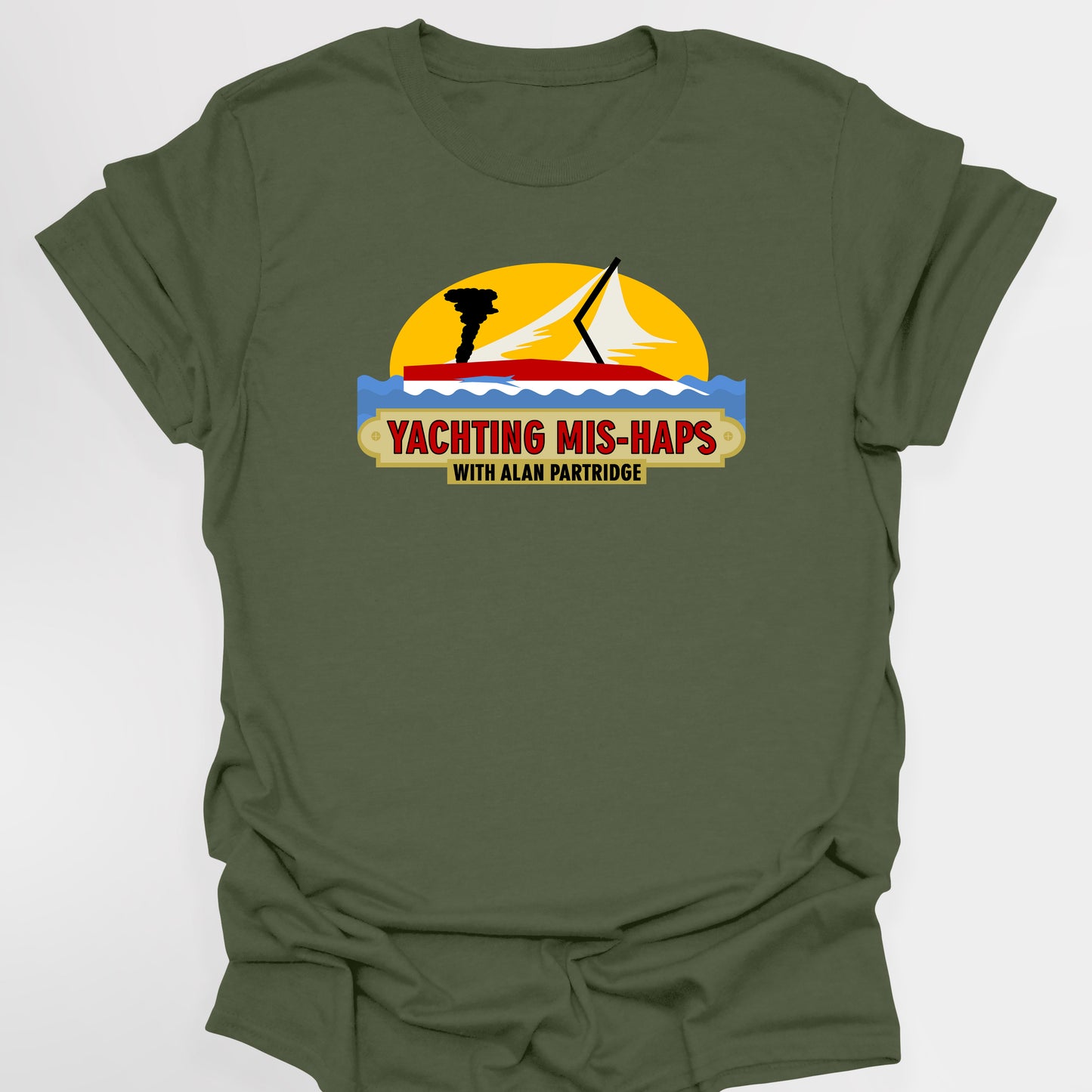 Yaughting Mis-Haps with Alan Partridge - Alan Partridge T-Shirt