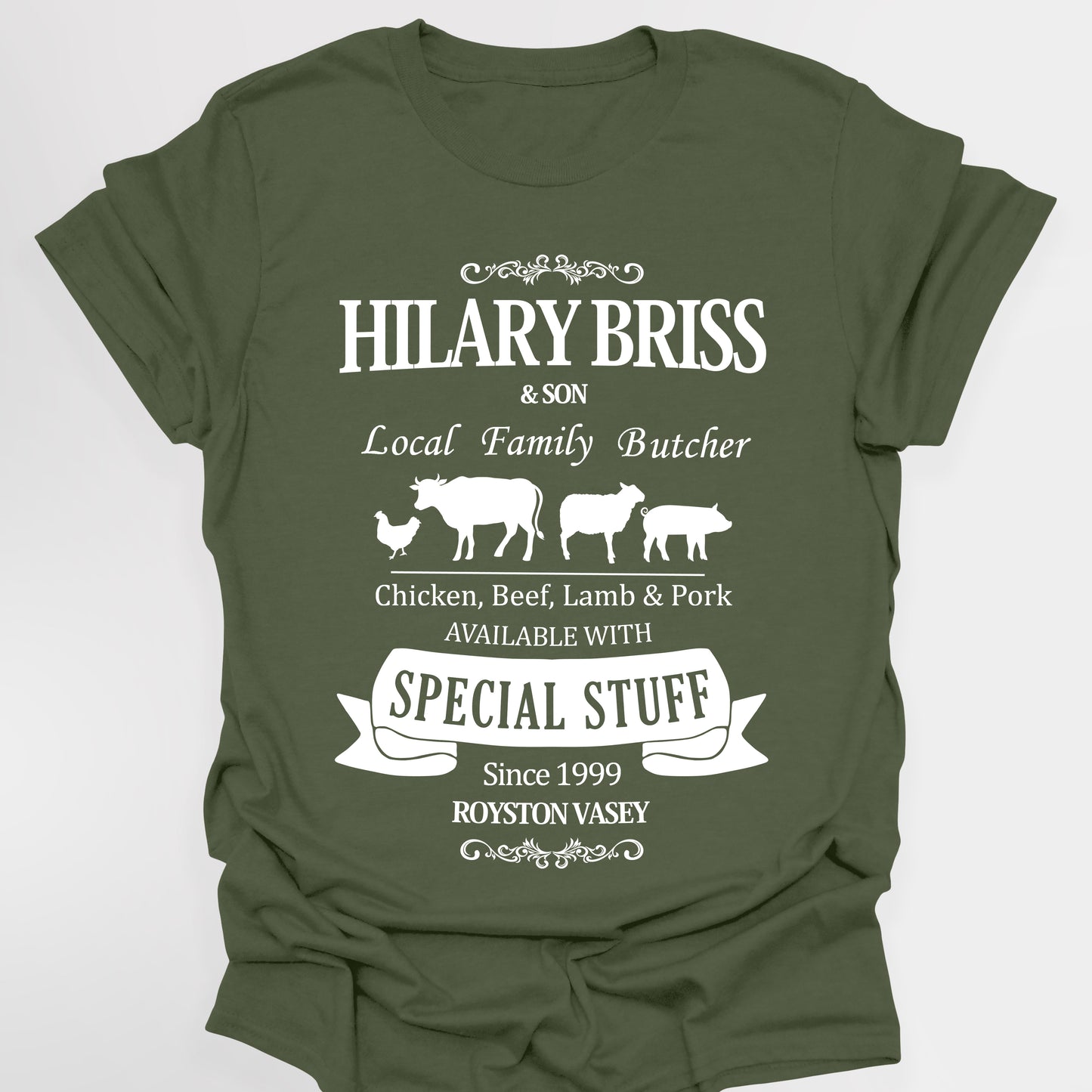 HILARY BRISS BUTCHER'S SHOP / Special Stuff - League Of Gentlemen T-Shirt