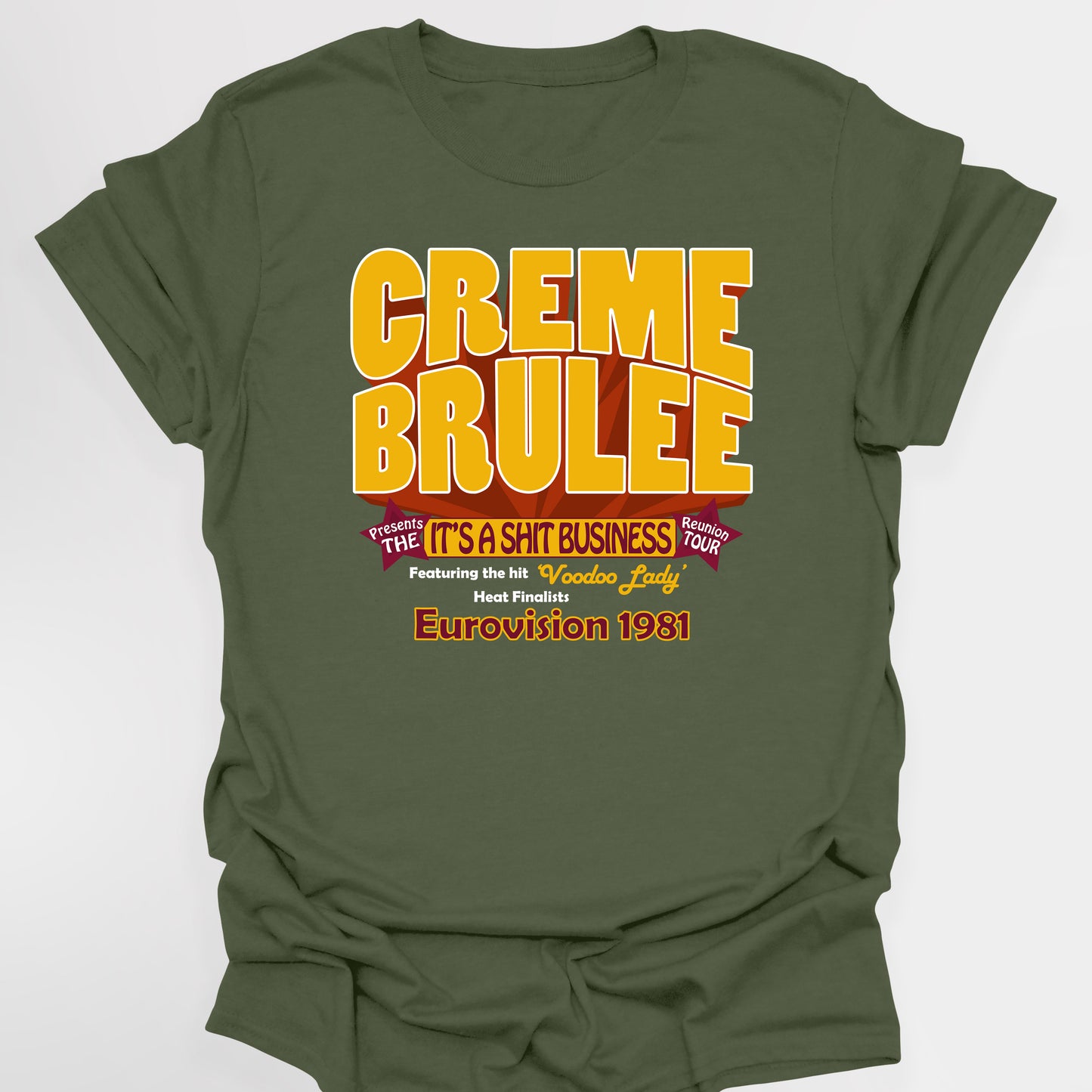 CREME BRULEE / SHIT BUSINESS TOUR / EUROVISION - League Of Gentlemen T-Shirt
