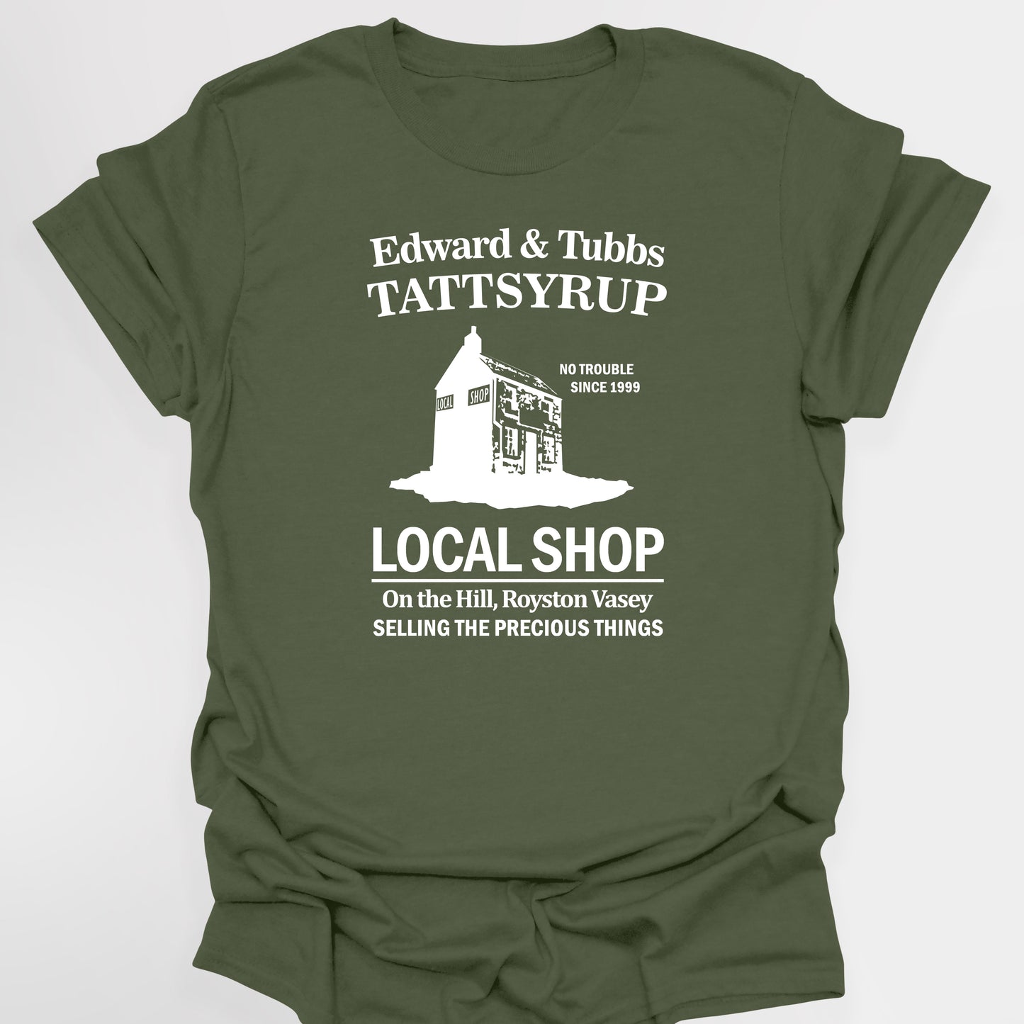 LOCAL SHOP / EDWARD AND TUBBS TATTSYRUP - The League Of Gentlemen T-Shirt