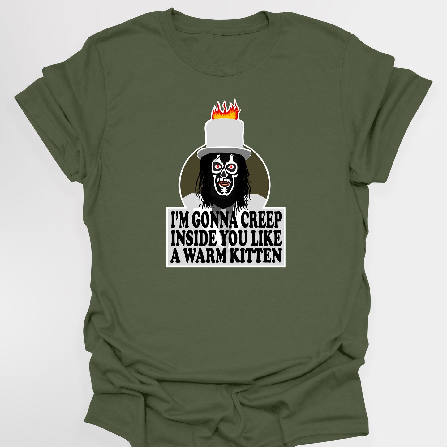THE SPIRIT OF JAZZ , Gonna Creep Inside You Like a Warn Kitten, The Mighty Boosh T-Shirt
