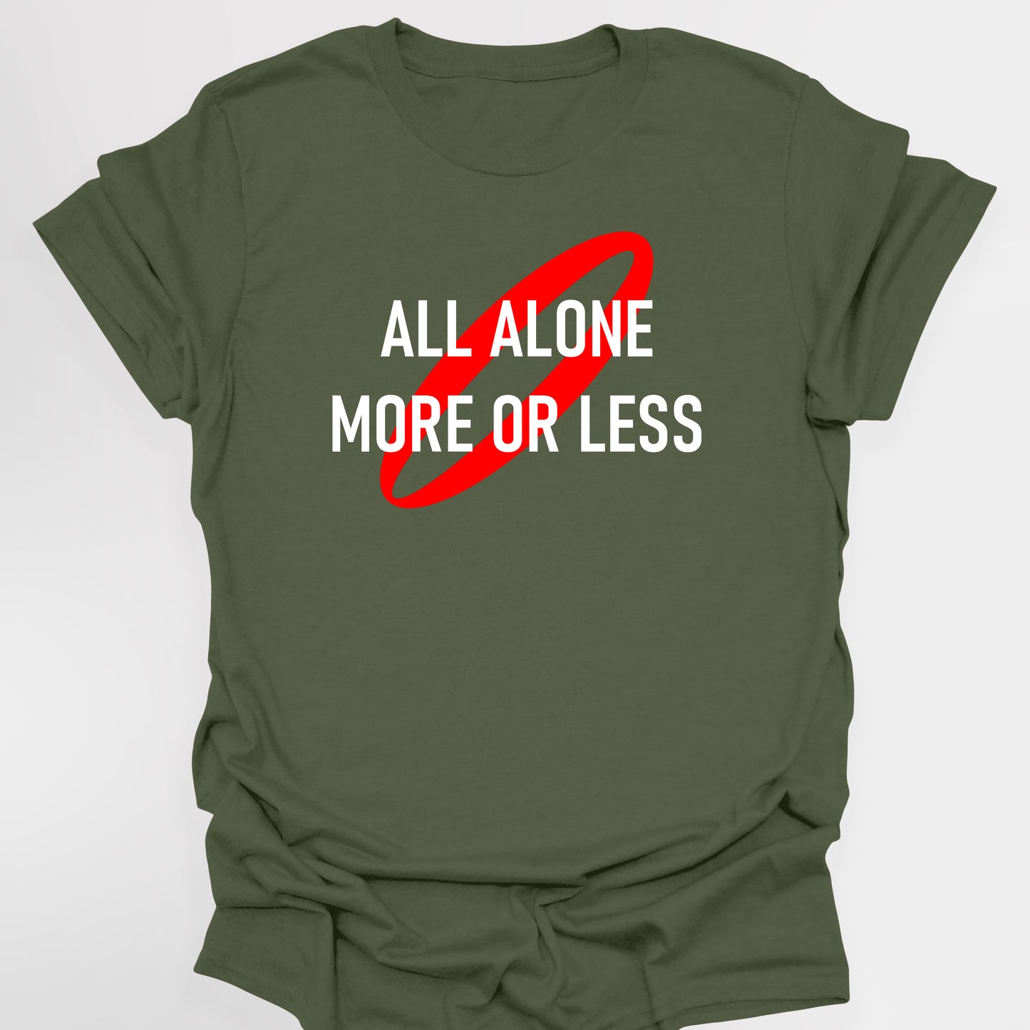 ALL ALONE MORE OR LESS - Red Dwarf T-shirt