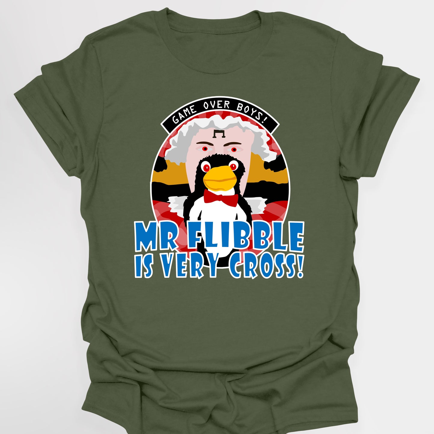 MR FLIBBLE IS VERY CROSS / Quarantined Rimmer - Red Dwarf T-Shirt