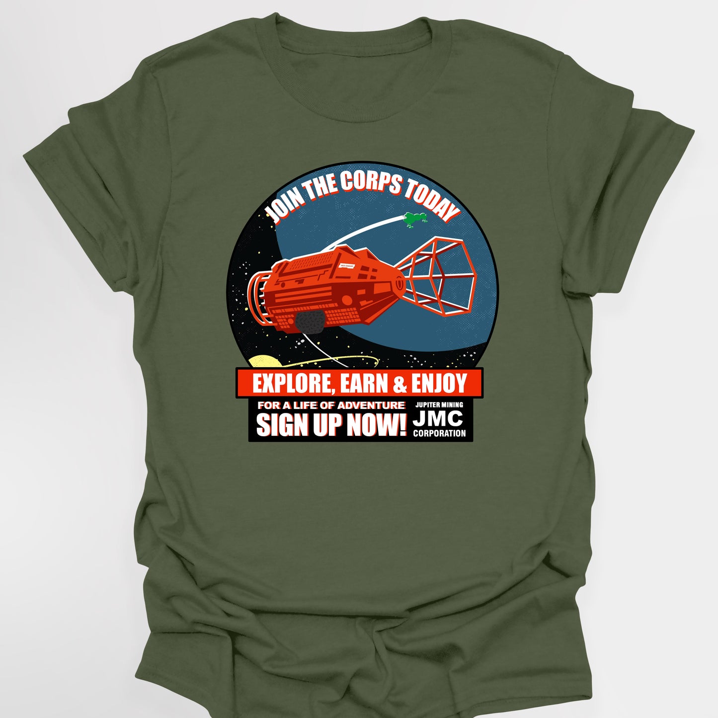 JOIN THE CORPS, JMC RECRUITMENT - Red Dwarf T-Shirt