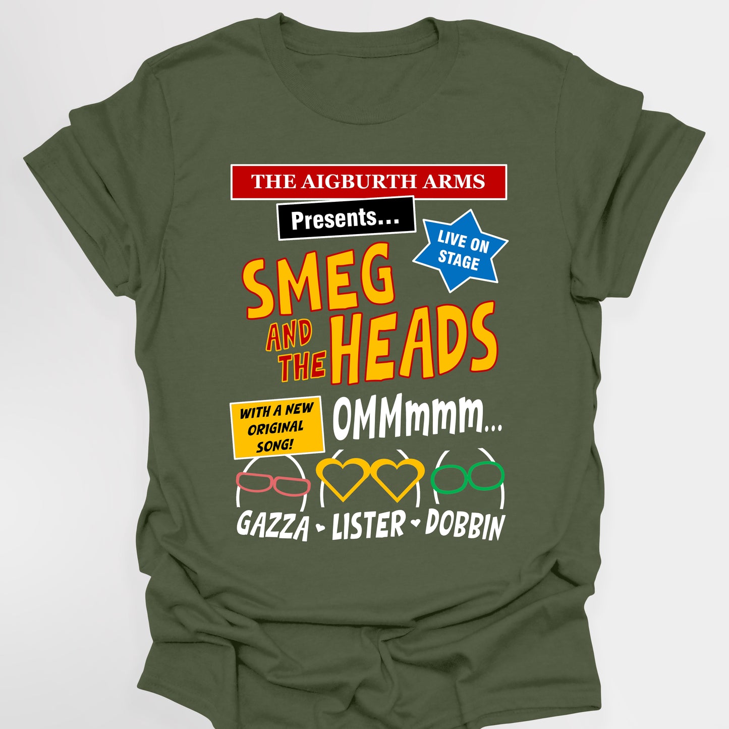 SMEG AND THE HEADS BAND SHIRT, The Aigburth Arms - Red Dwarf T-Shirt