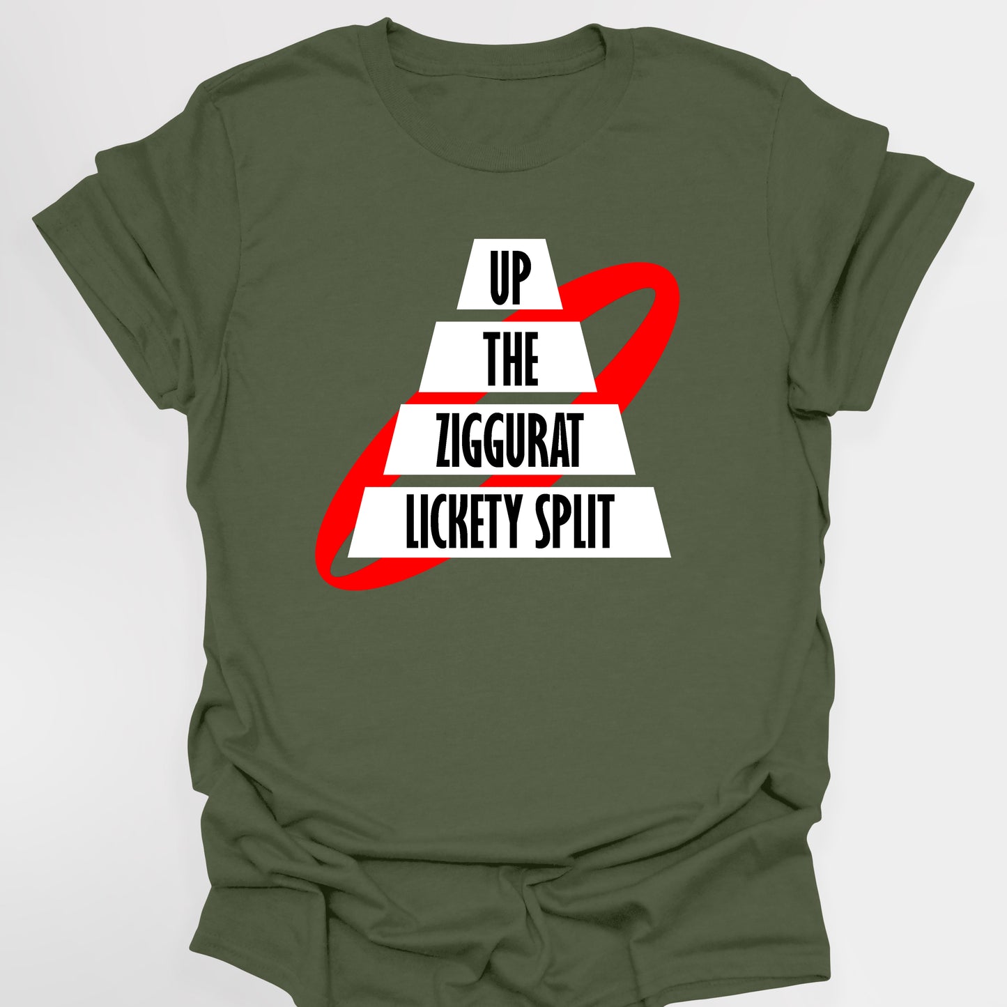 UP THE ZIGGURAT LICKETY SPLIT, Rimmer Quote - Red Dwarf T-Shirt