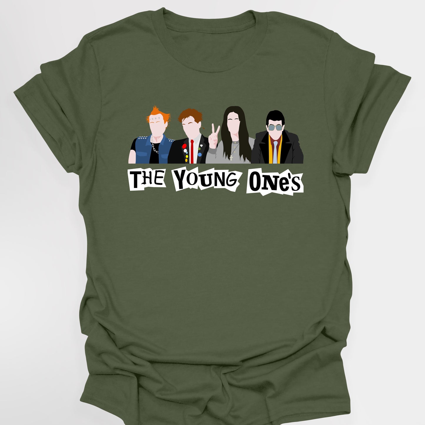 VYVYAN, RICK, NEIL, MIKE CHARACTERS - The Young Ones T-Shirt
