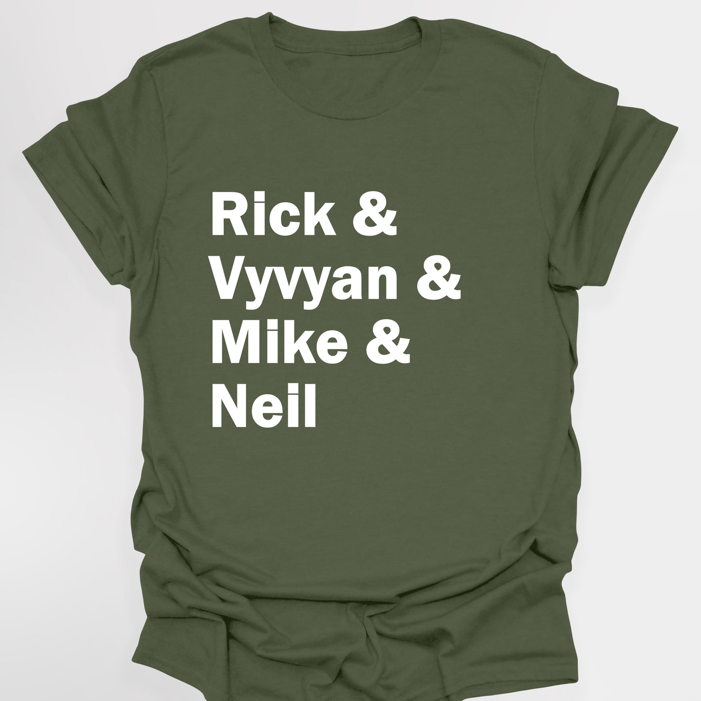 RICK & VYVYAN & MIKE & NEIL - The Young Ones T-Shirt