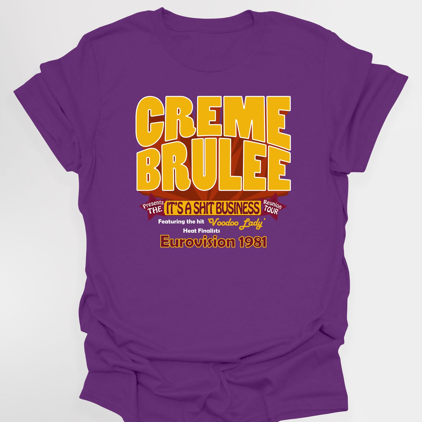 CREME BRULEE / SHIT BUSINESS TOUR / EUROVISION - League Of Gentlemen T-Shirt
