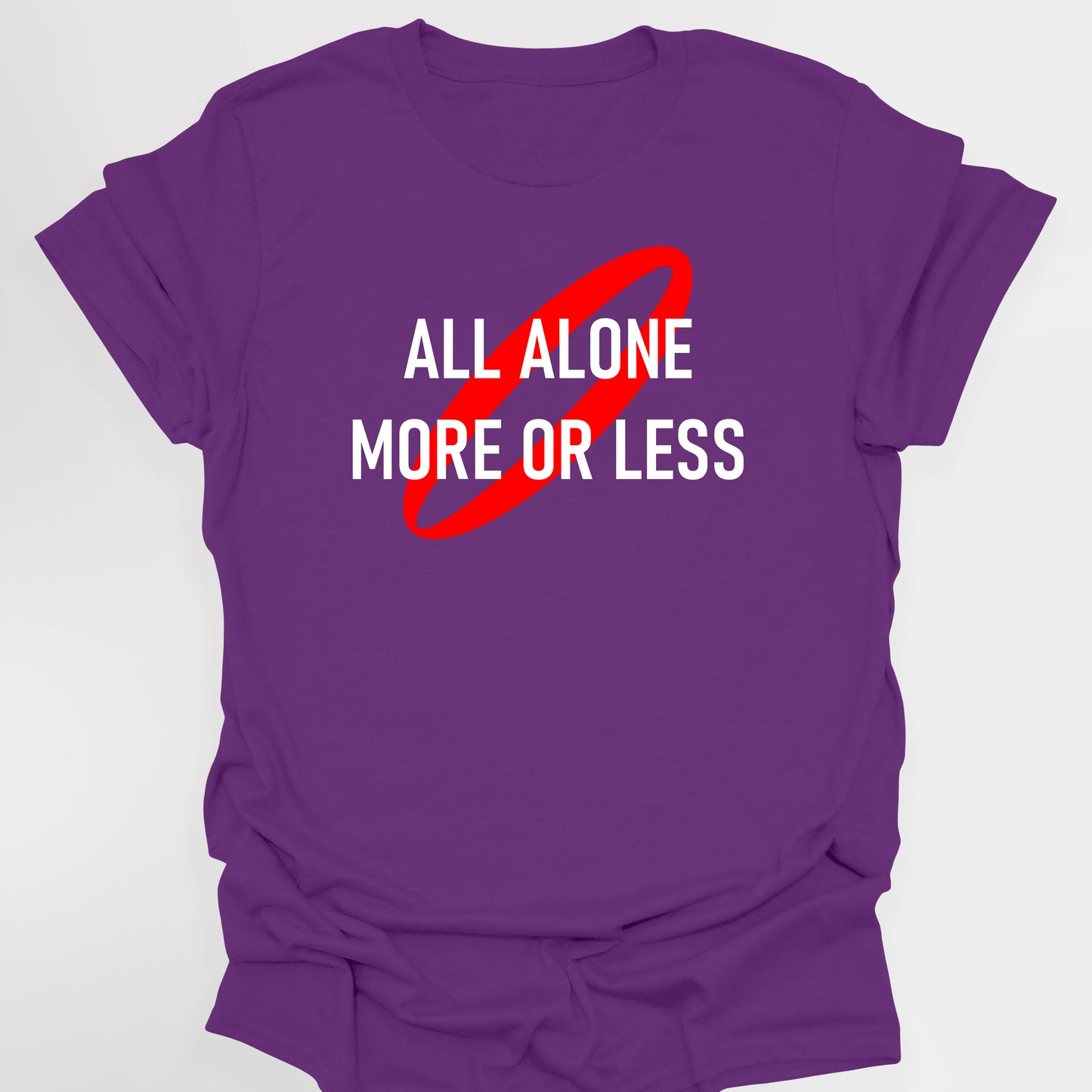 ALL ALONE MORE OR LESS - Red Dwarf T-shirt