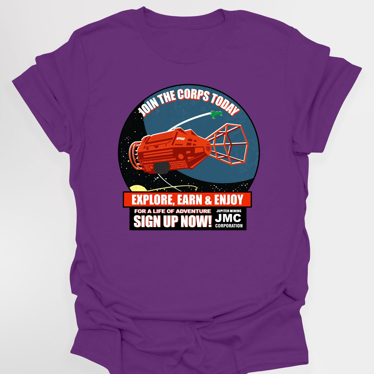 JOIN THE CORPS, JMC RECRUITMENT - Red Dwarf T-Shirt