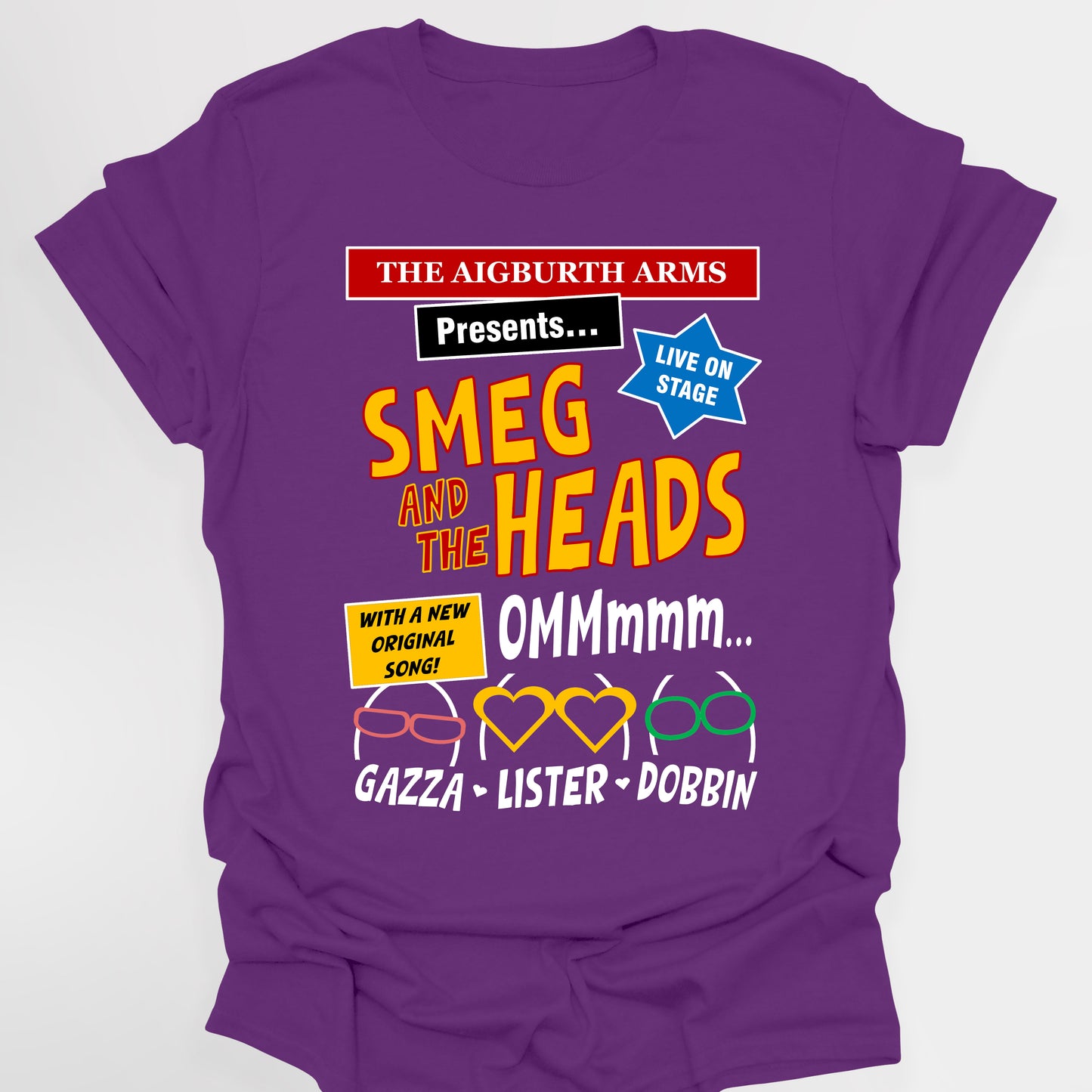 SMEG AND THE HEADS BAND SHIRT, The Aigburth Arms - Red Dwarf T-Shirt