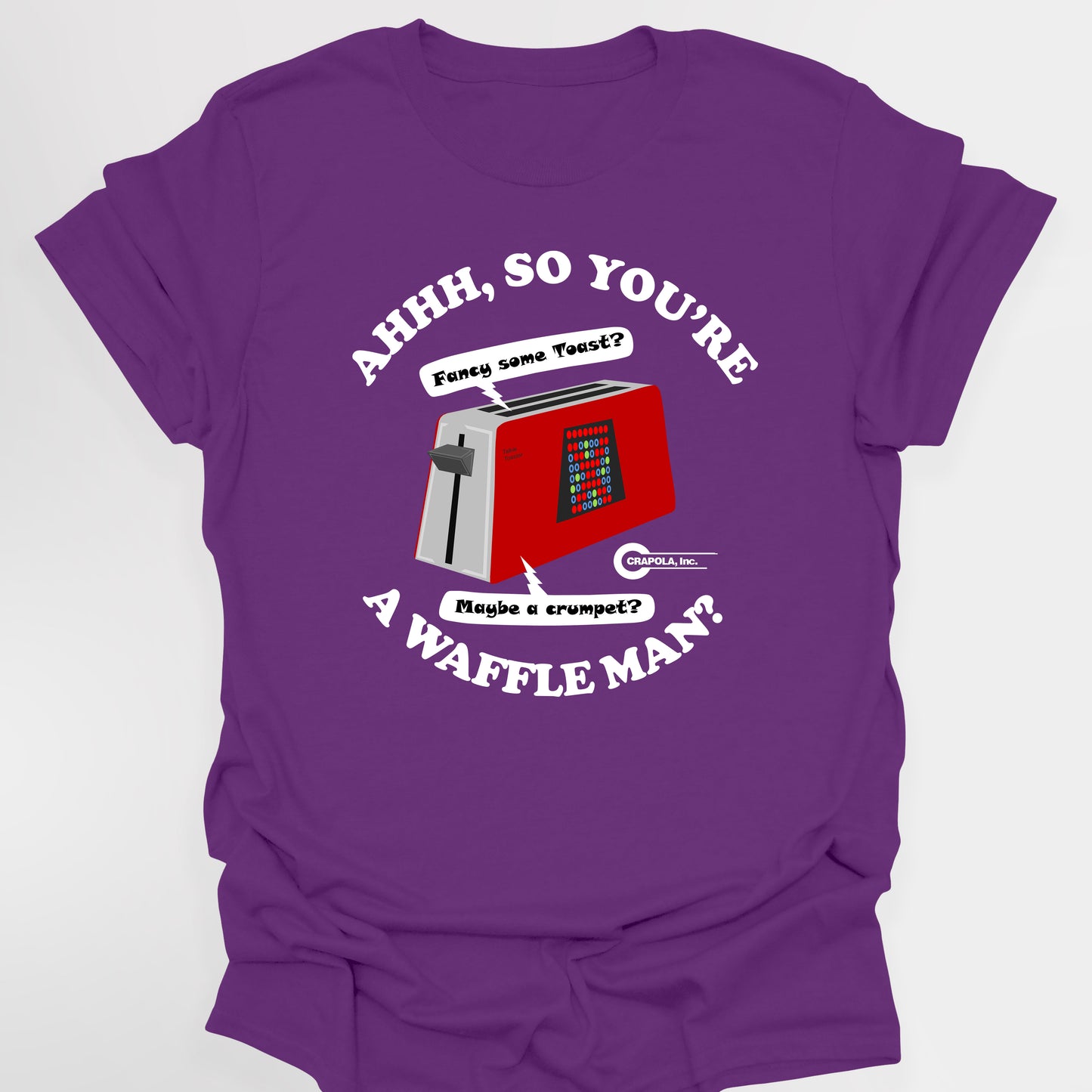 AHHH, SO YOU'RE A WAFFLE MAN? Talkie Toaster - Red Dwarf T-Shirt